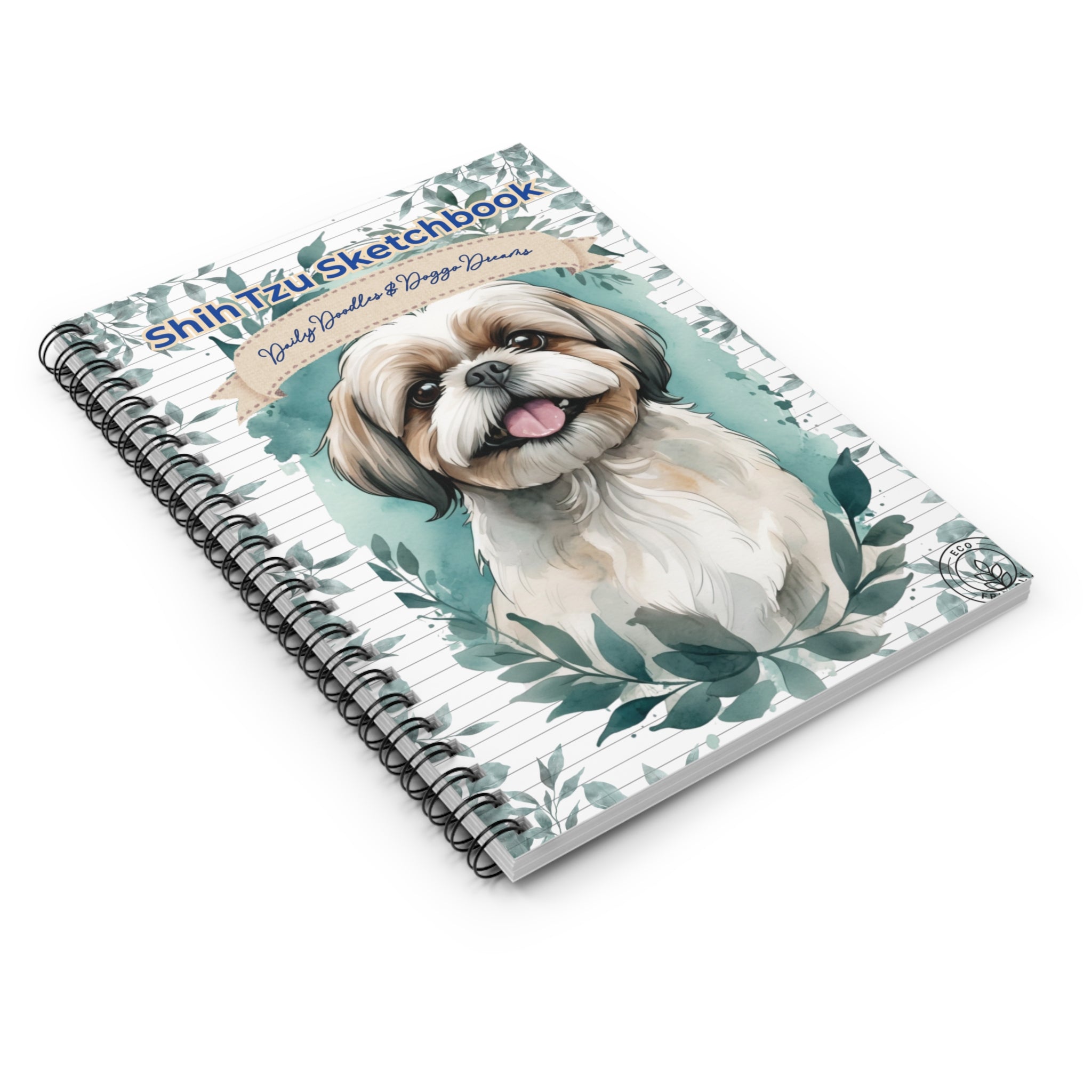 Shih Tzu Sketchbook - Perfect for Dog Lovers, Pet Owners, Journaling, Gift for Dog Lovers, Cute Animal Notebook, Spiral Notebook