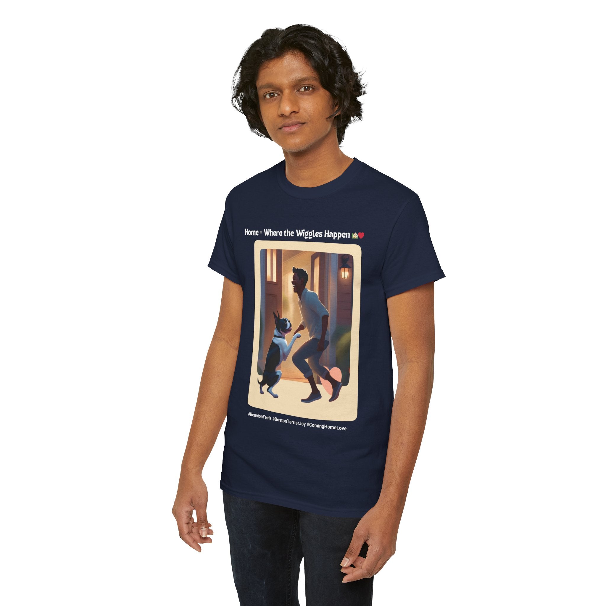 Men's - Boundless Joy: Boston Terrier Reunion T-Shirt