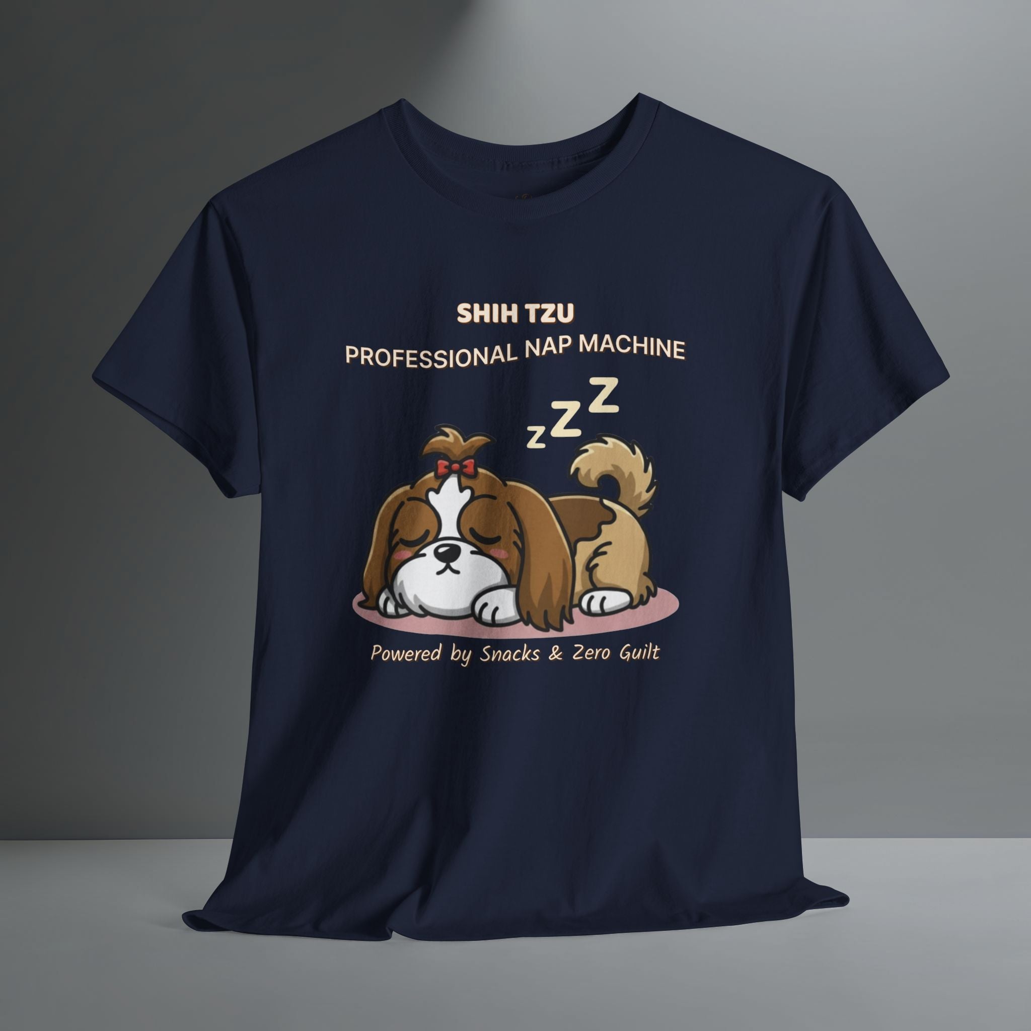 Unisex T-Shirt – Professional Nap Machine: Shih Tzu Everyday Moments Edition