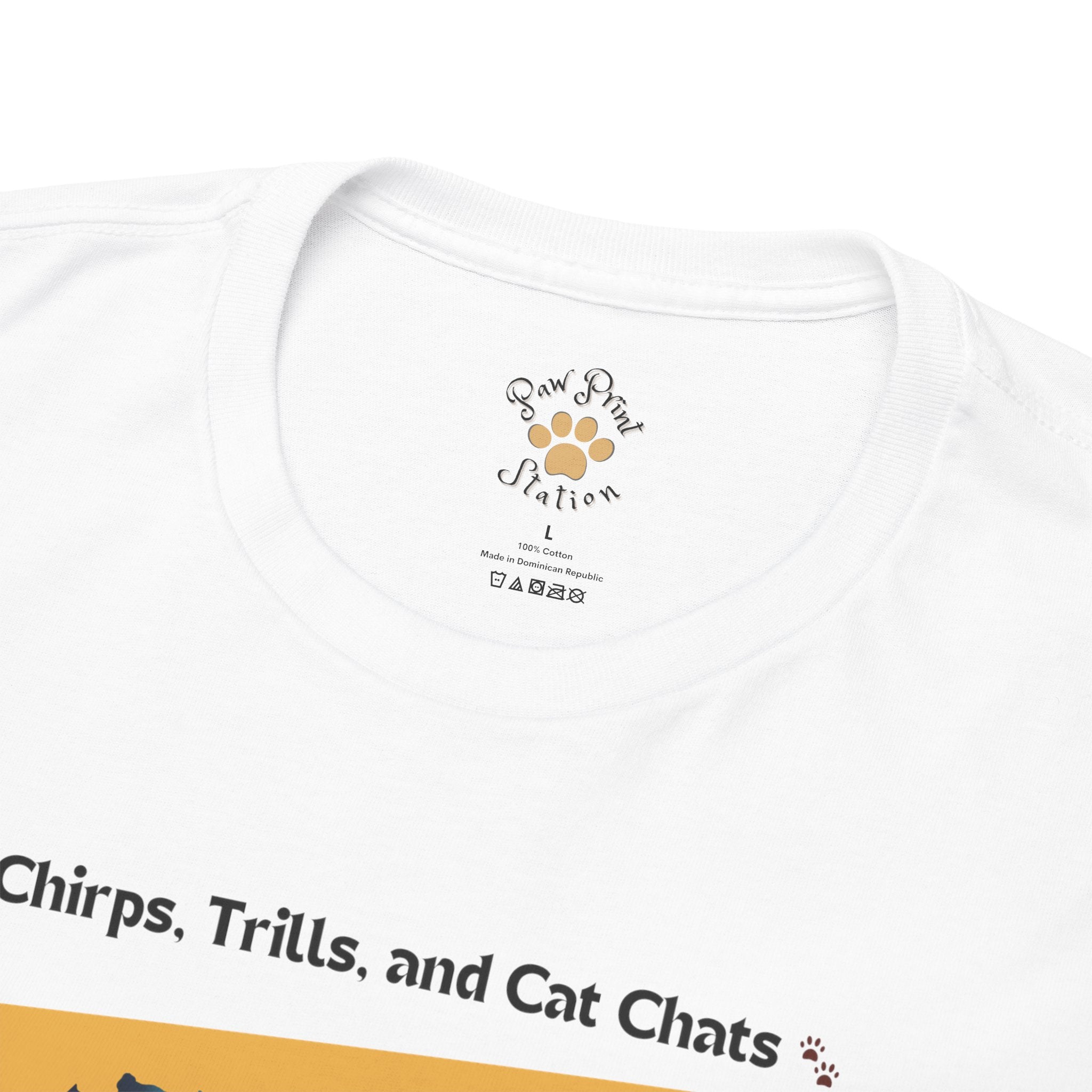 Men’s “Chirps, Trills & Cat Chats” Maine Coon T‑Shirt – Vocal Cat Dad Gift