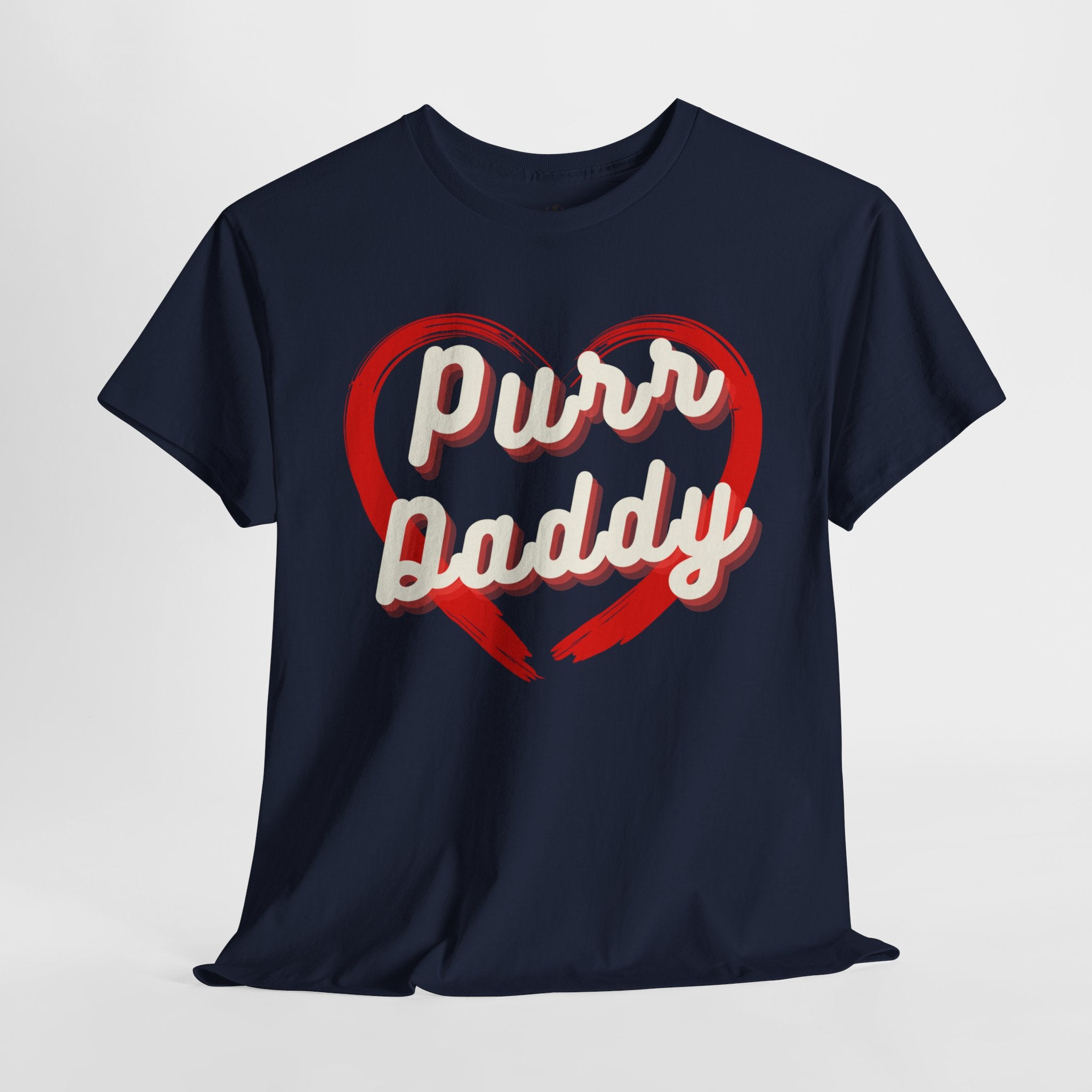 Men’s “Purr Daddy Pride” T-Shirt – Cat Dad Love, Feline Lover Gift