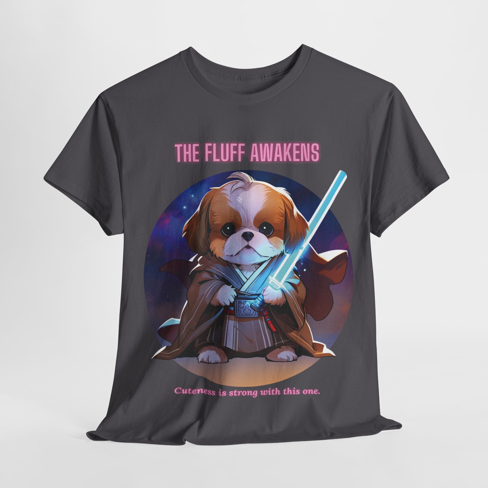 Unisex “The Fluff Awakens” Shih T‑Shirt – Fluff Lover Gift, Soft Pup Tee