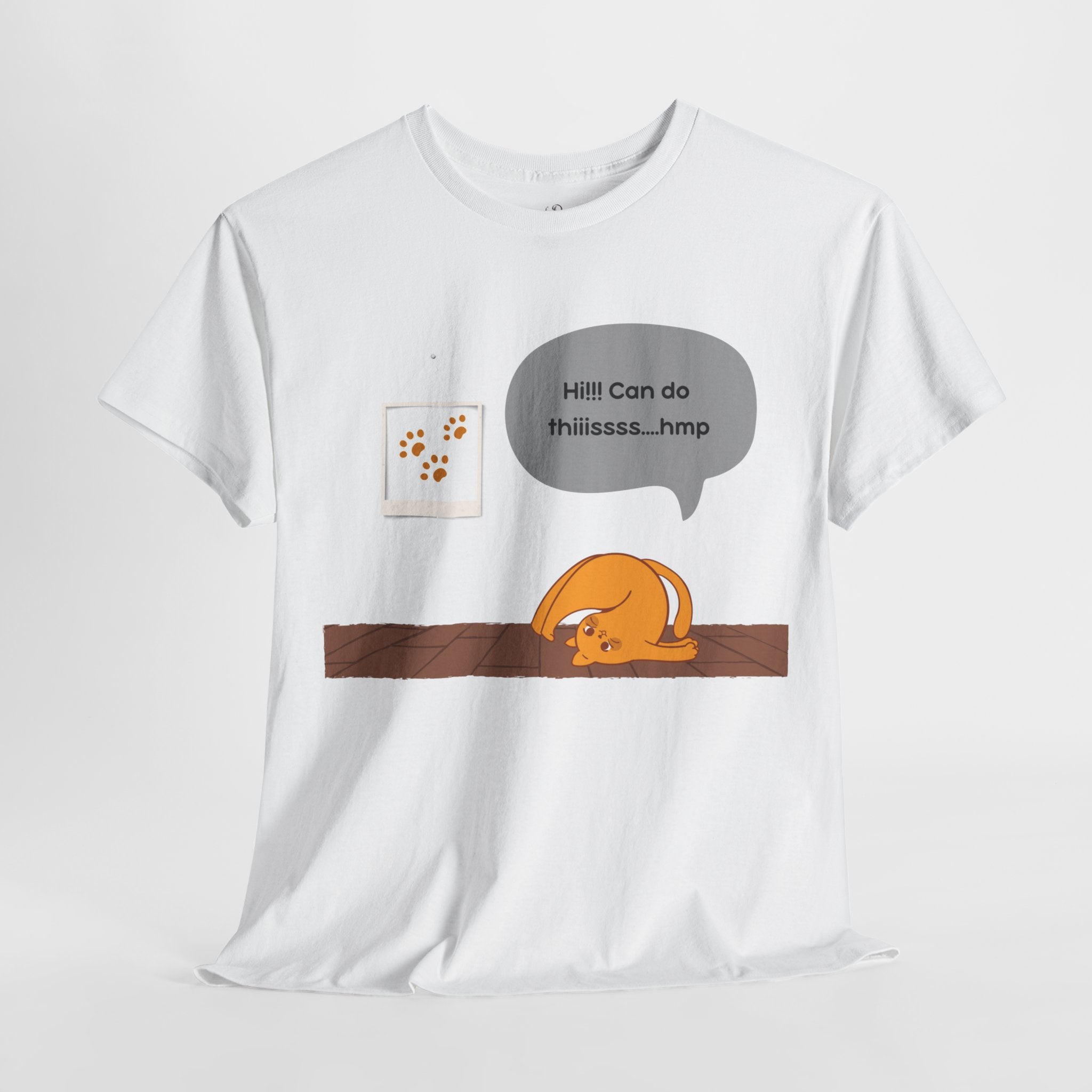 Unisex “Cat Yoga Master” T-Shirt – Stretch & Purr, Feline Lover Gift