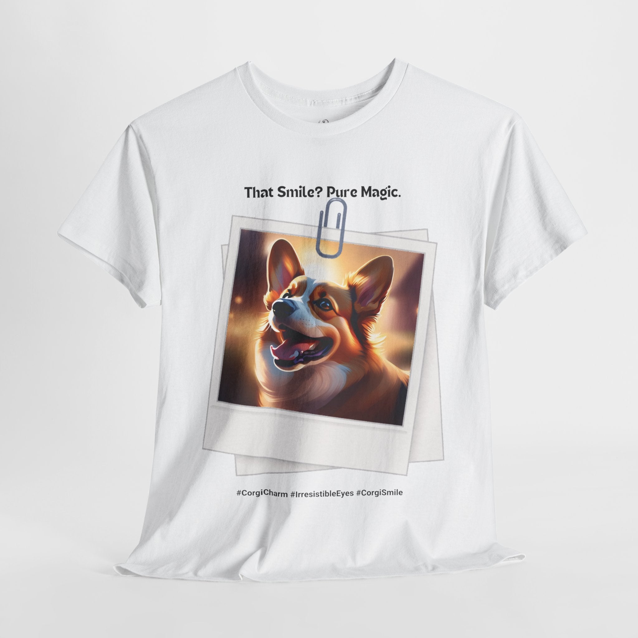 Unisex - IThat Smile? Pure Magic: Corgi Charm T-Shirt
