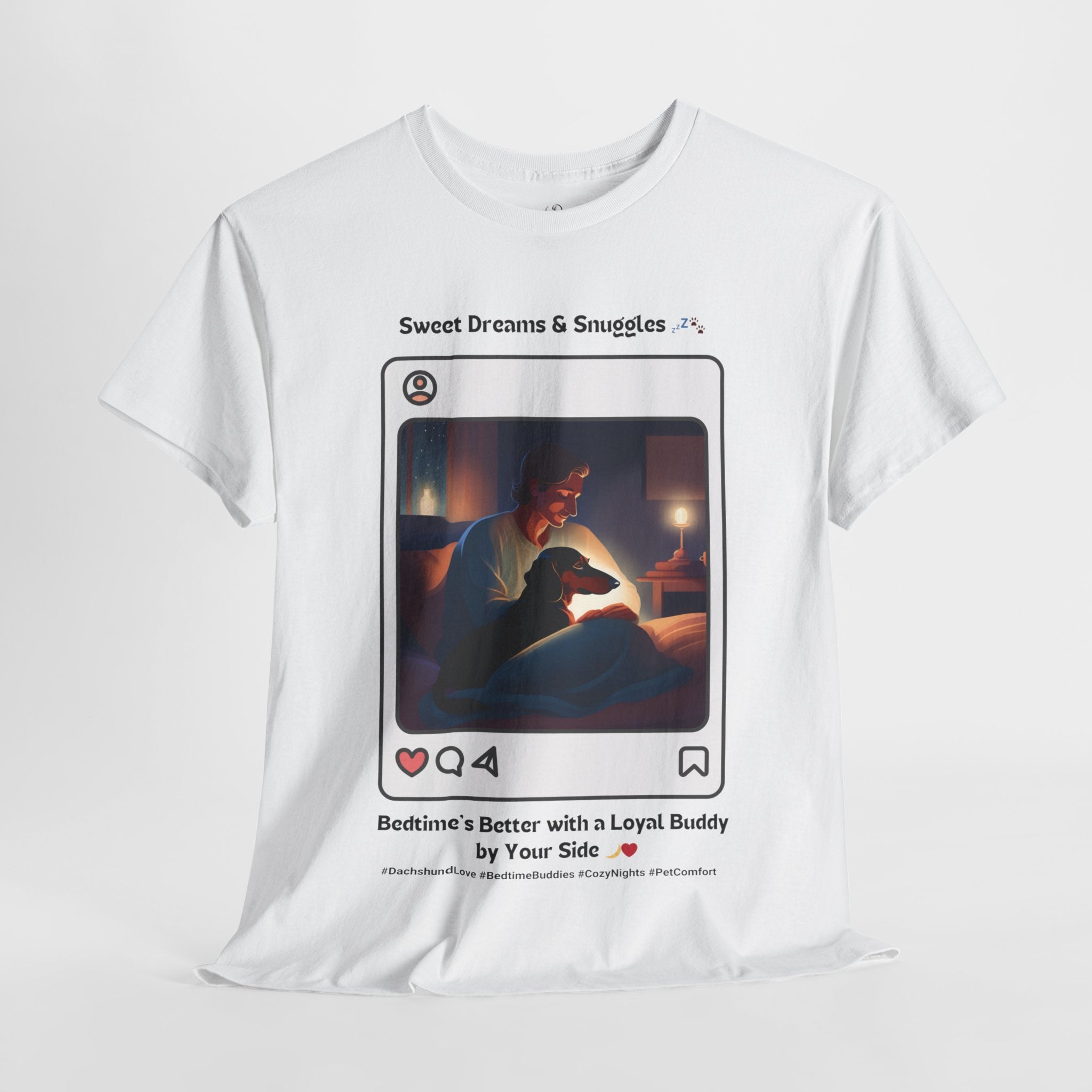Men's - Sweet Dreams & Snuggles: Dachshund Love T-Shirt