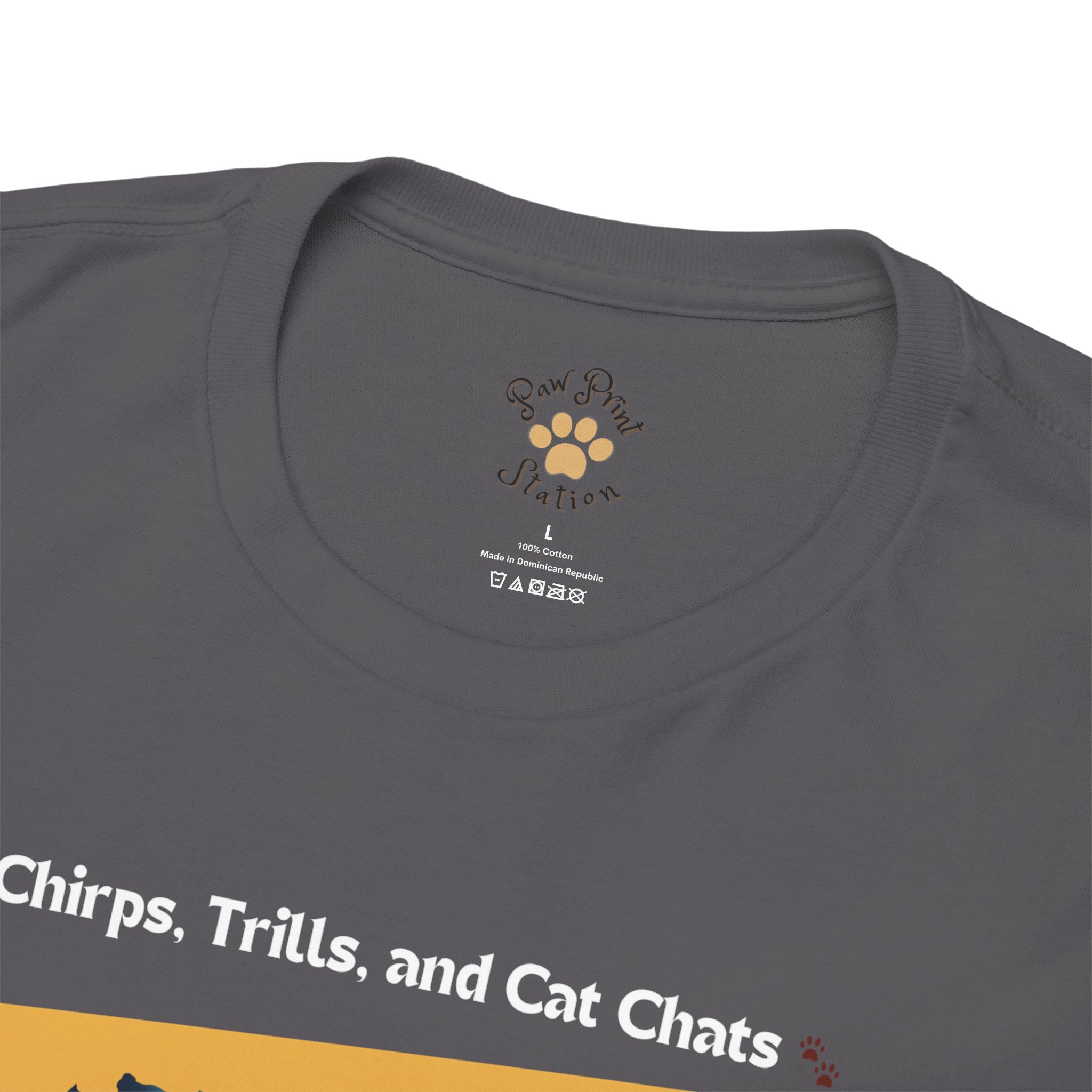 Men’s “Chirps, Trills & Cat Chats” Maine Coon T‑Shirt – Vocal Cat Dad Gift