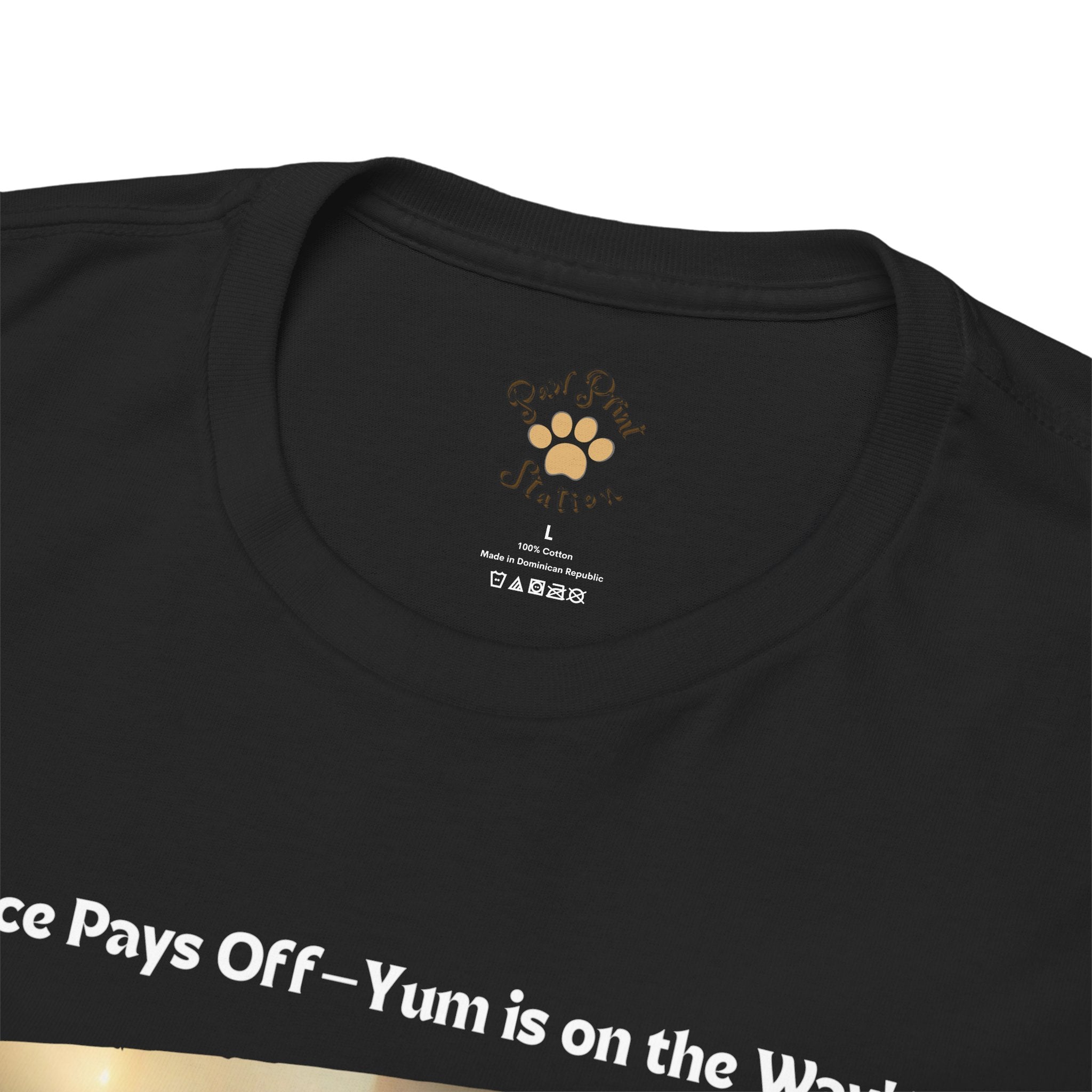 Unisex “Patience Pays Off: Shiba Inu Treats” T‑Shirt – Good Pup Reward Gift