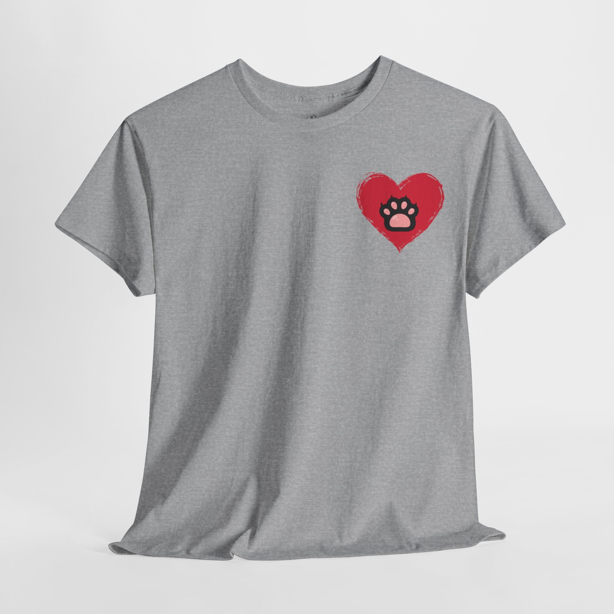 Unisex - Paw Print Love T-Shirt