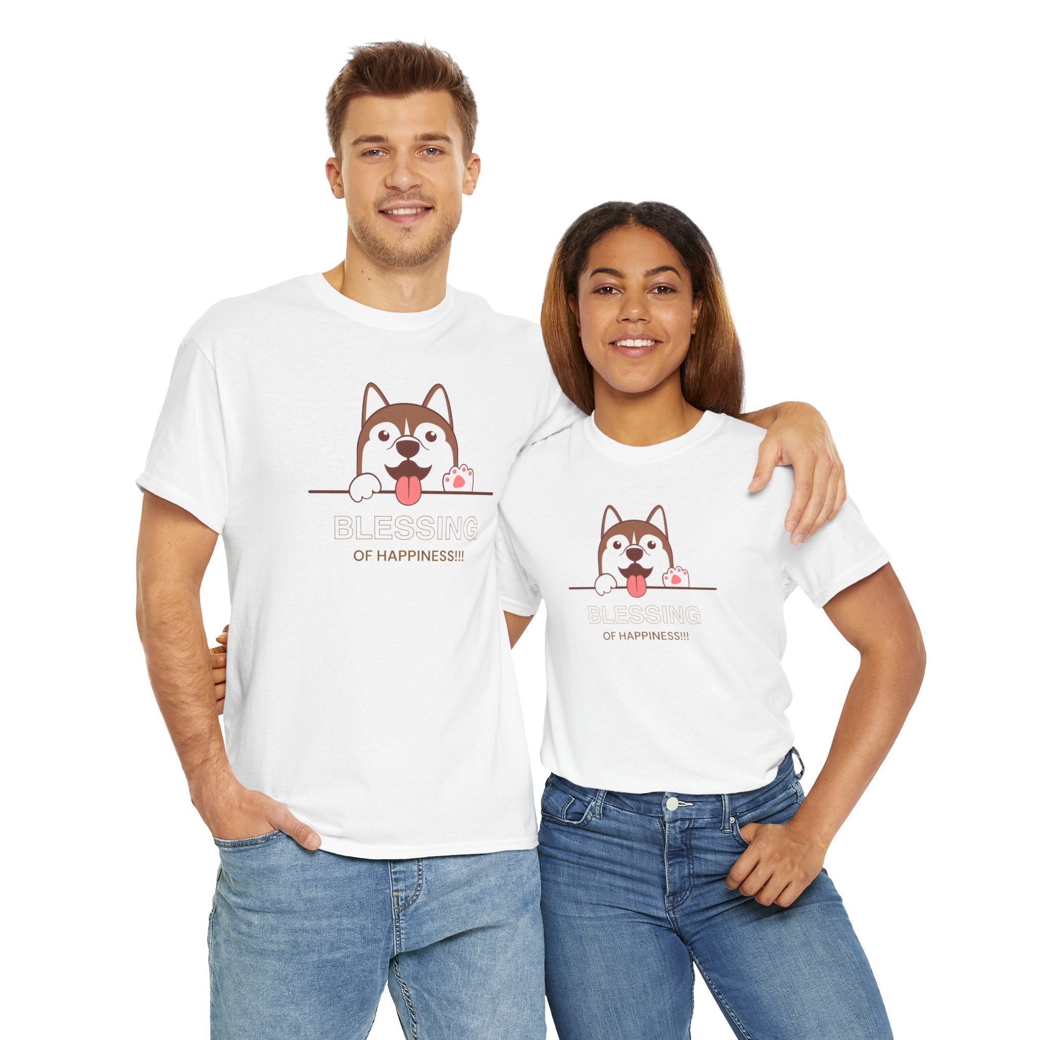 Unisex - Happy Husky Blessing T-Shirt