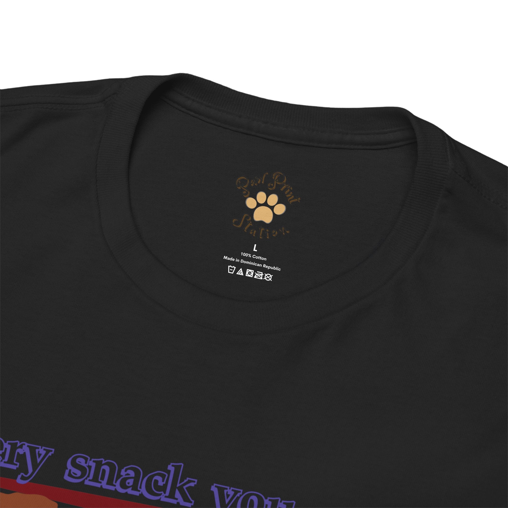 Unisex “Snack Thief” Dog T‑Shirt – Mischievous Pup Gift