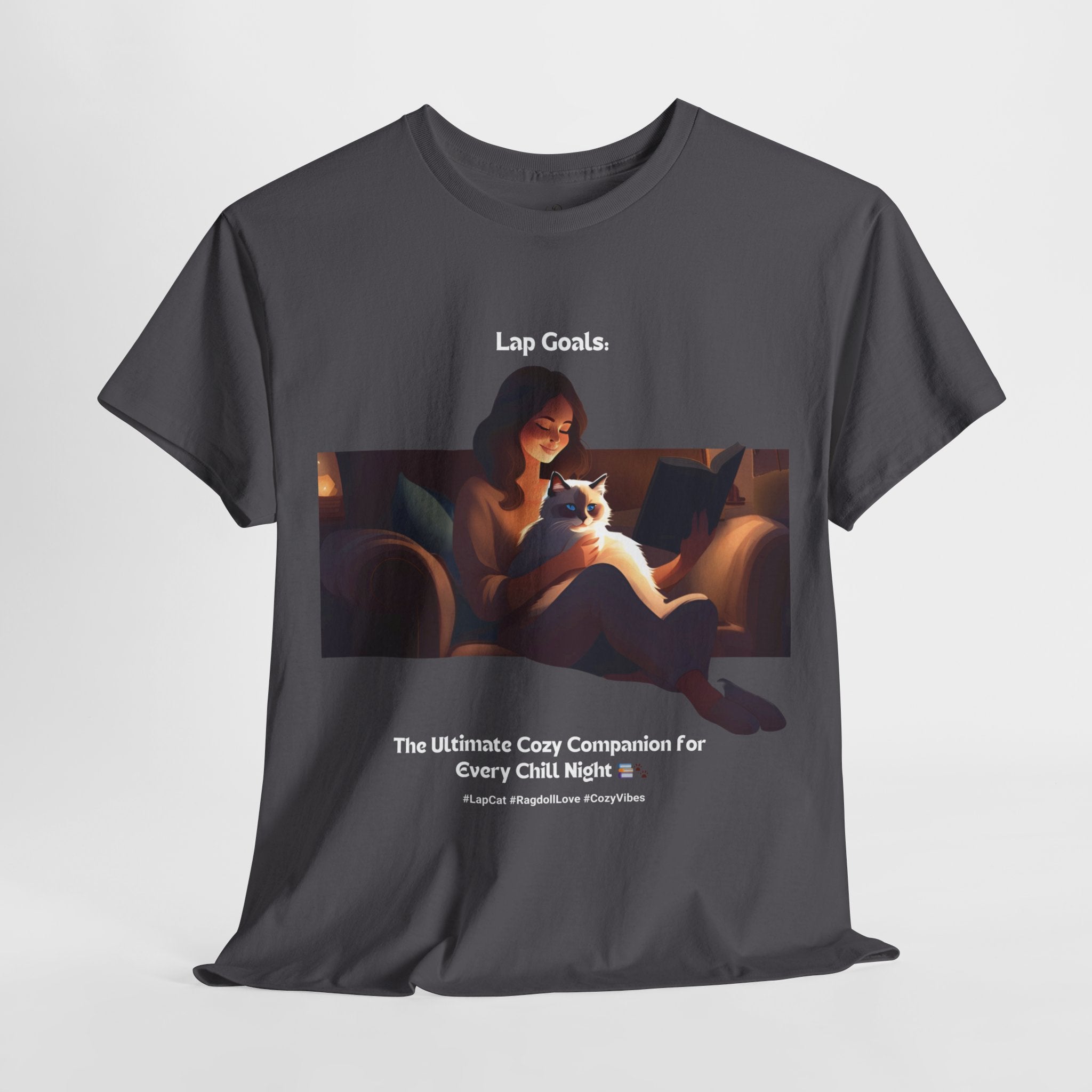 Women’s “The Ultimate Lap Cat” Ragdoll T‑Shirt – Lap Cat Mom Gift