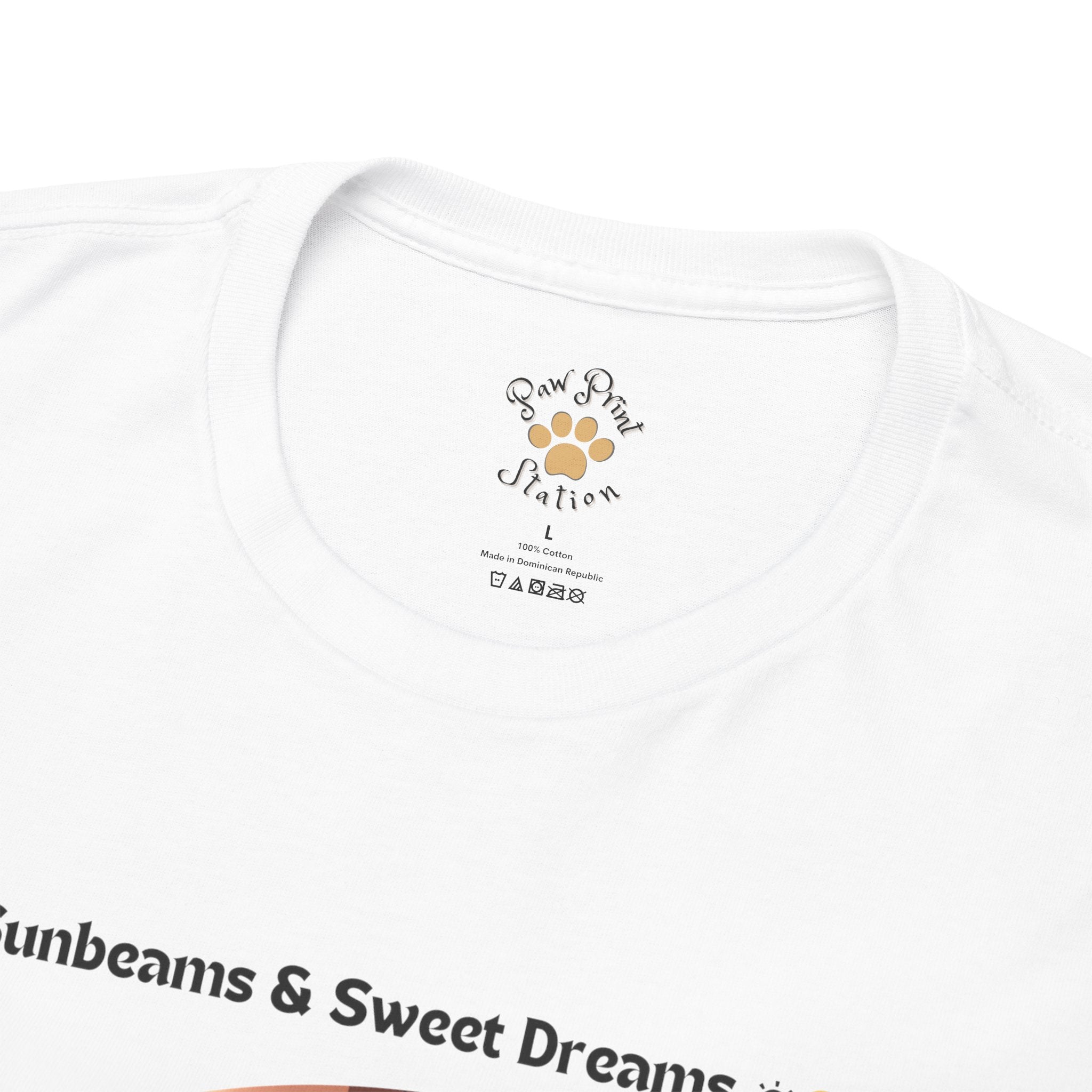 Unisex “Sunbeams & Sweet Dreams” British Shorthair Bliss T‑Shirt – Daylight Kitty Gift