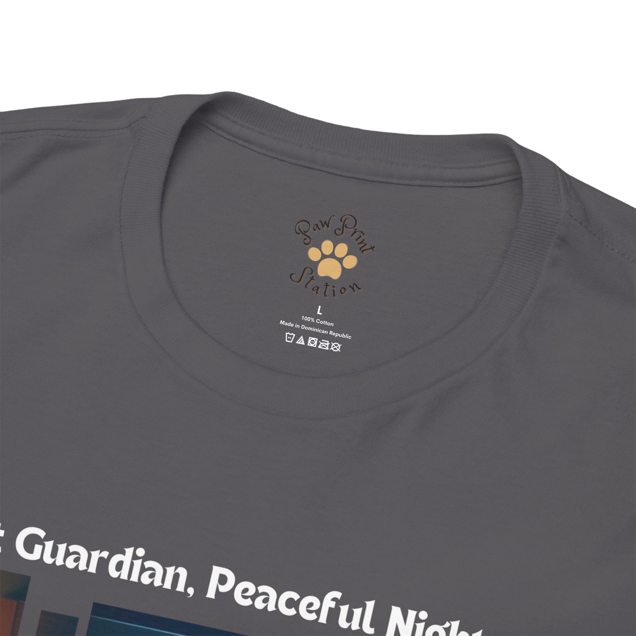Unisex “Silent Guardian, Peaceful Nights” Australian Shepherd T‑Shirt – Night Watch Gift, Quiet Companion Tee