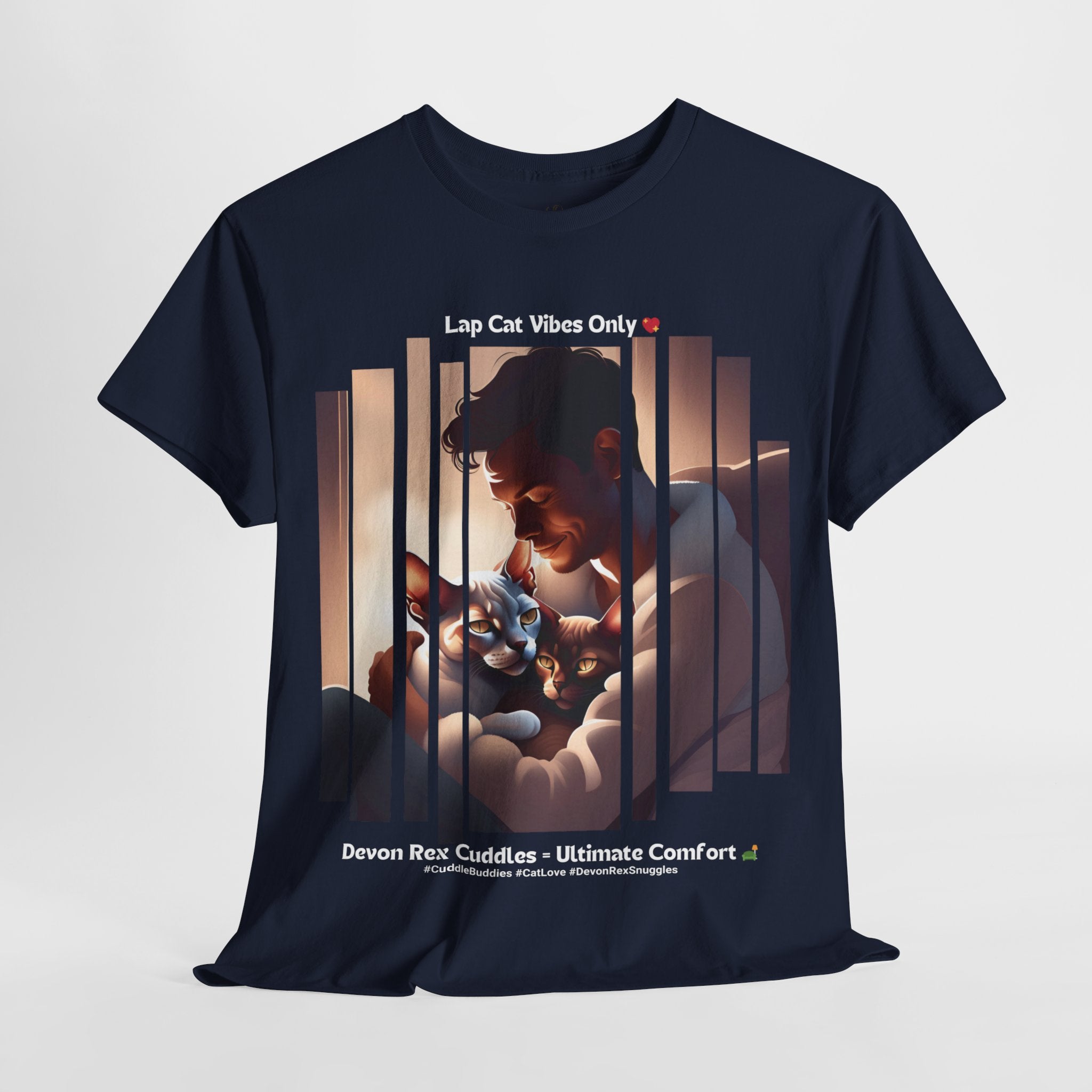 Men's - Devon Rex: The Ultimate Lap Cat T-Shirt