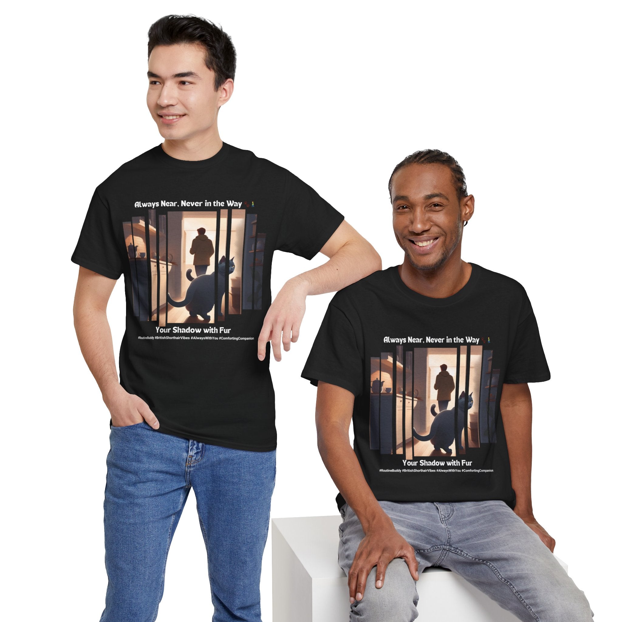 Men's - Routine Buddy: British Shorthair T-Shirt