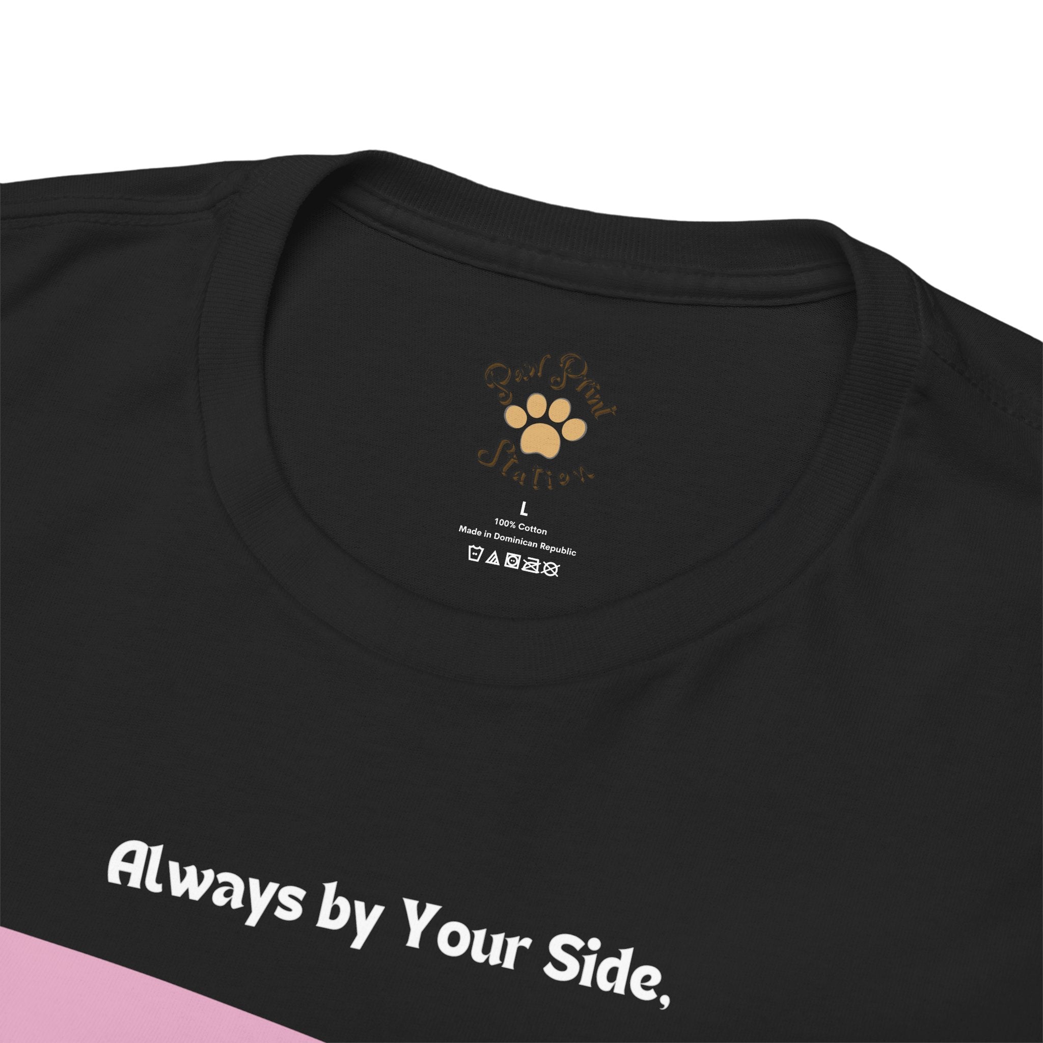 Men’s “Always by Your Side” Maine Coon T-Shirt – Loyal Fluffy Friend, Cat Dad Gift