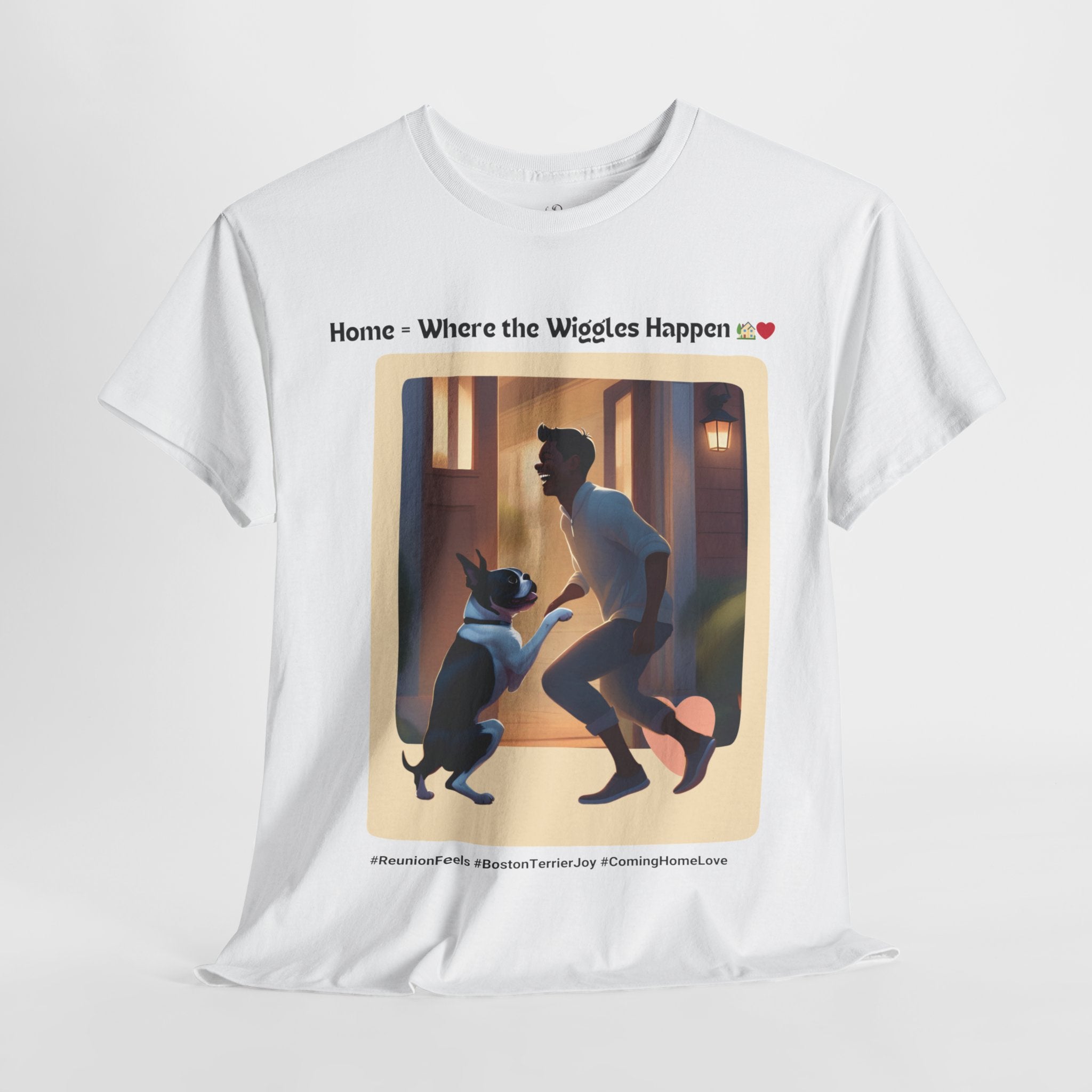 Men's - Boundless Joy: Boston Terrier Reunion T-Shirt