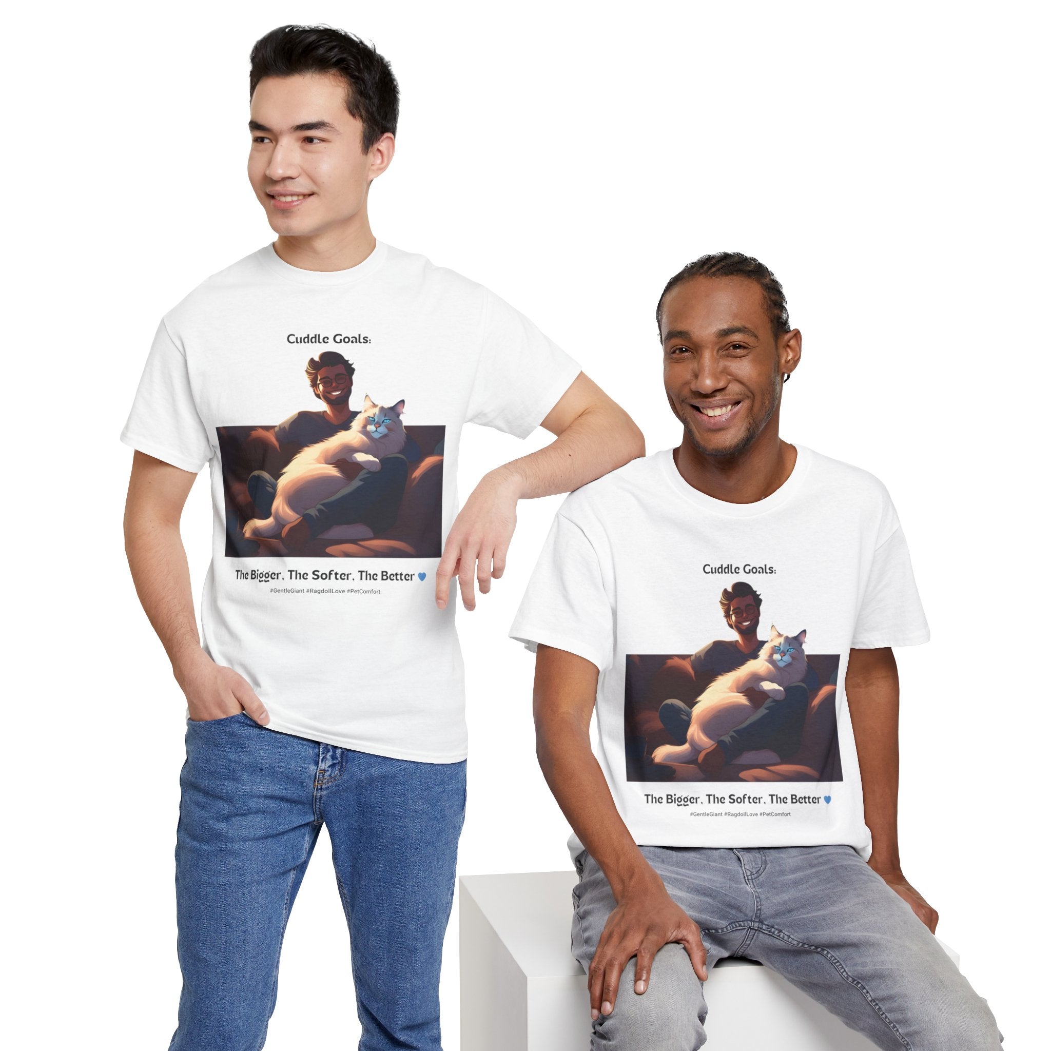 Men's - Cuddle Goals: Ragdoll Love T-Shirt