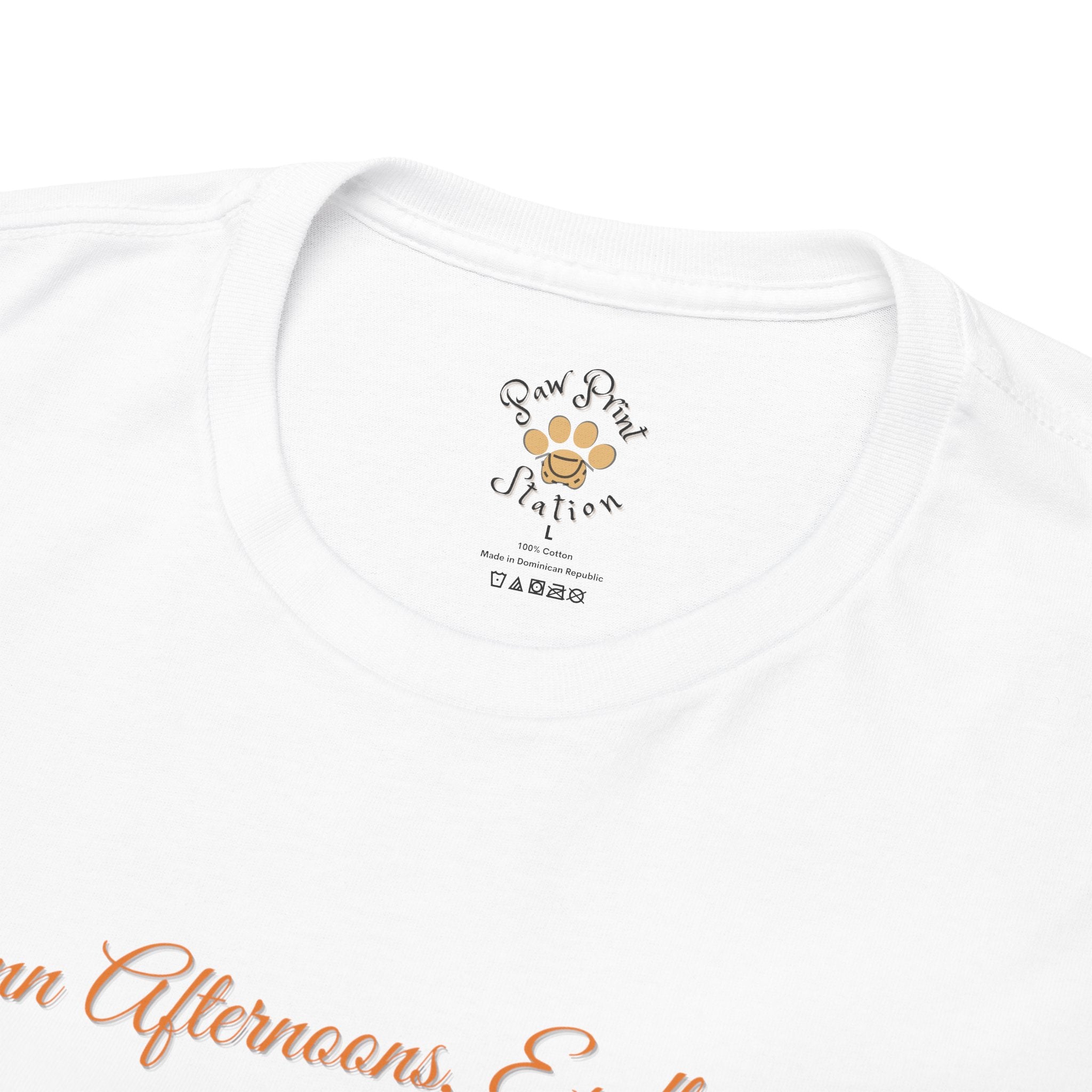 Unisex T-Shirt – Autumn Afternoons, Endless Purrs: Persian Cat Fall Shirt