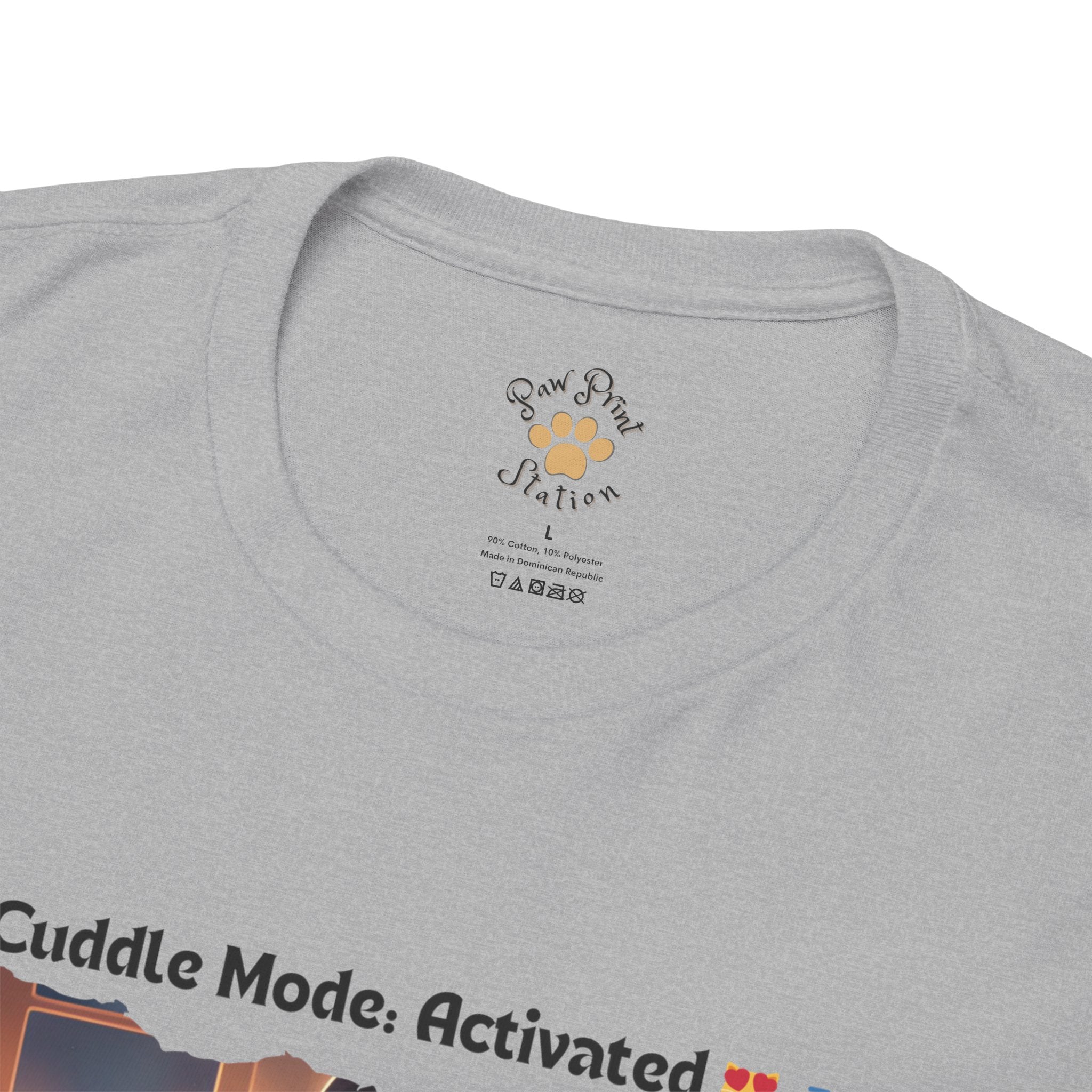Women’s “Cuddle Mode: Activated” British Shorthair T‑Shirt – Cozy Kitty Mom Gift