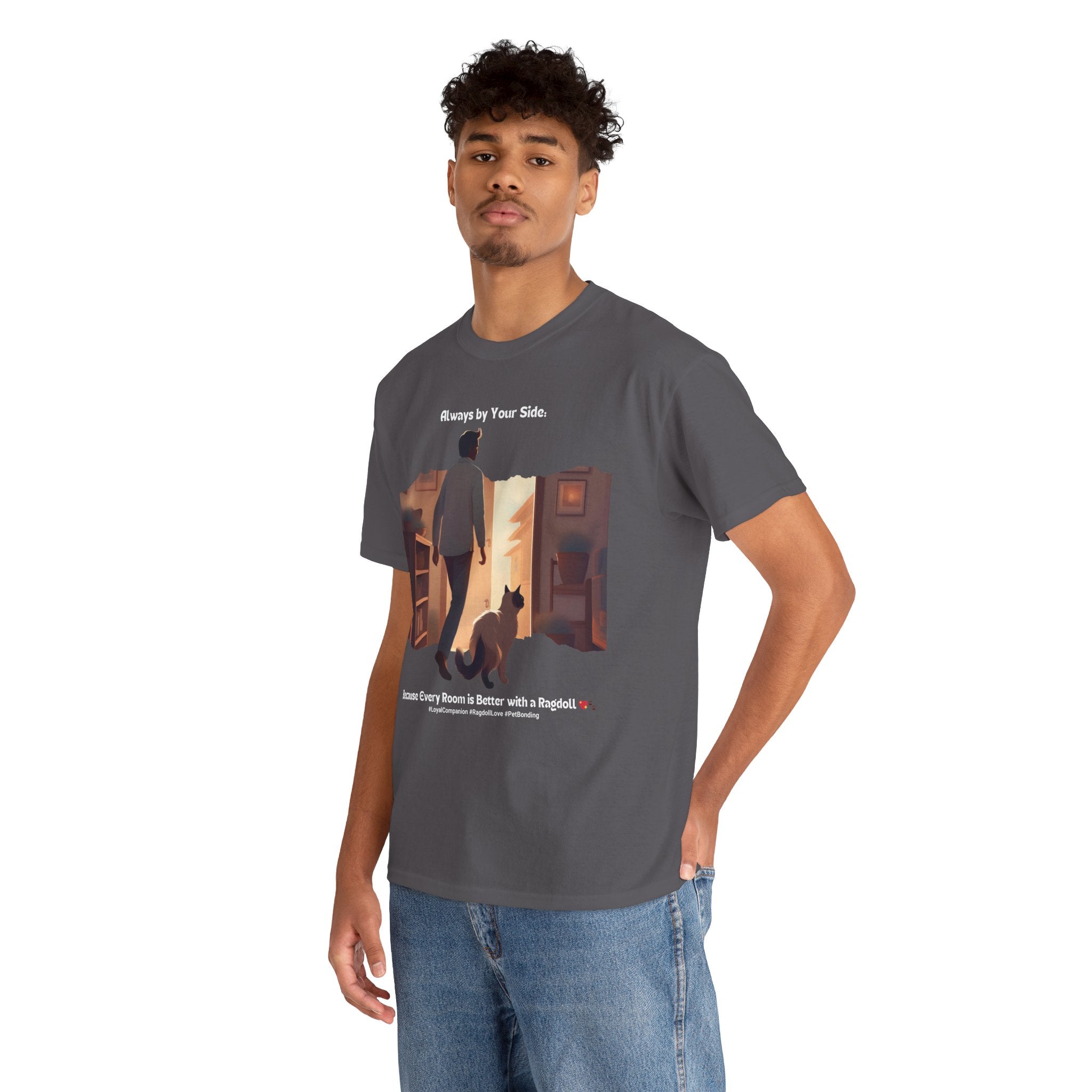Men's - Always by Your Side: Ragdoll Love T-Shirt