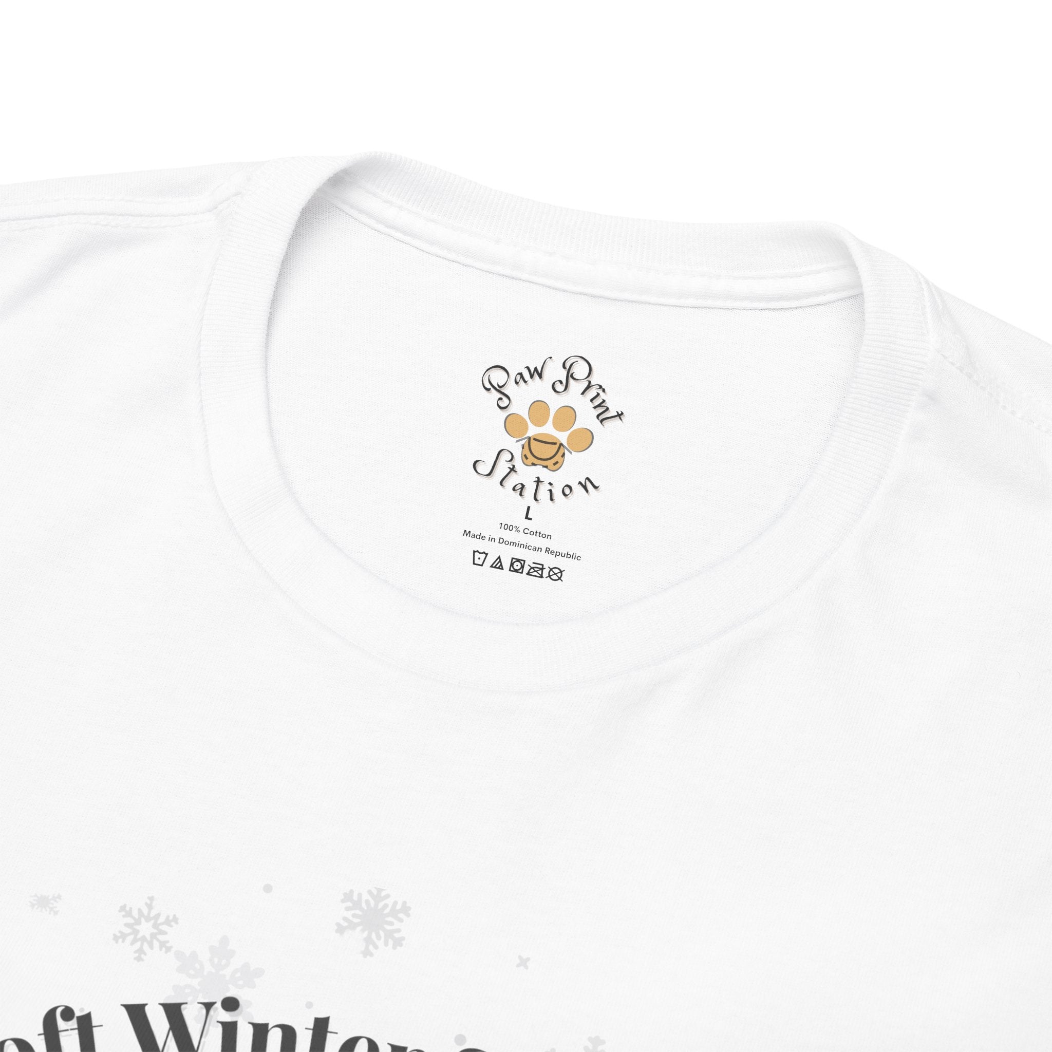 Unisex Personalized T-Shirt – Soft Winter Stillness: Siamese Watercolor Portrait Edition