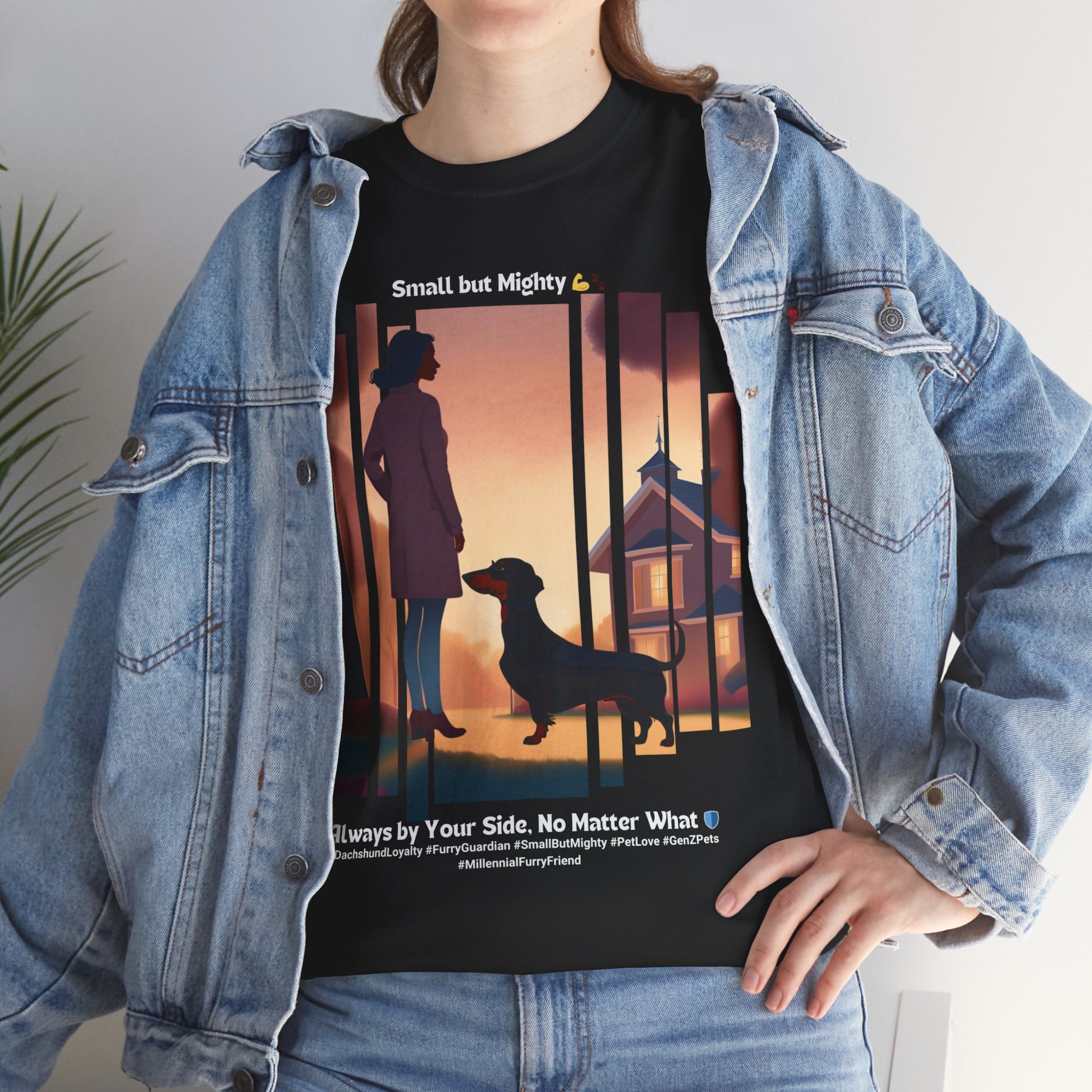 Women's - Small but Mighty: Dachshund Loyalty T-Shirt