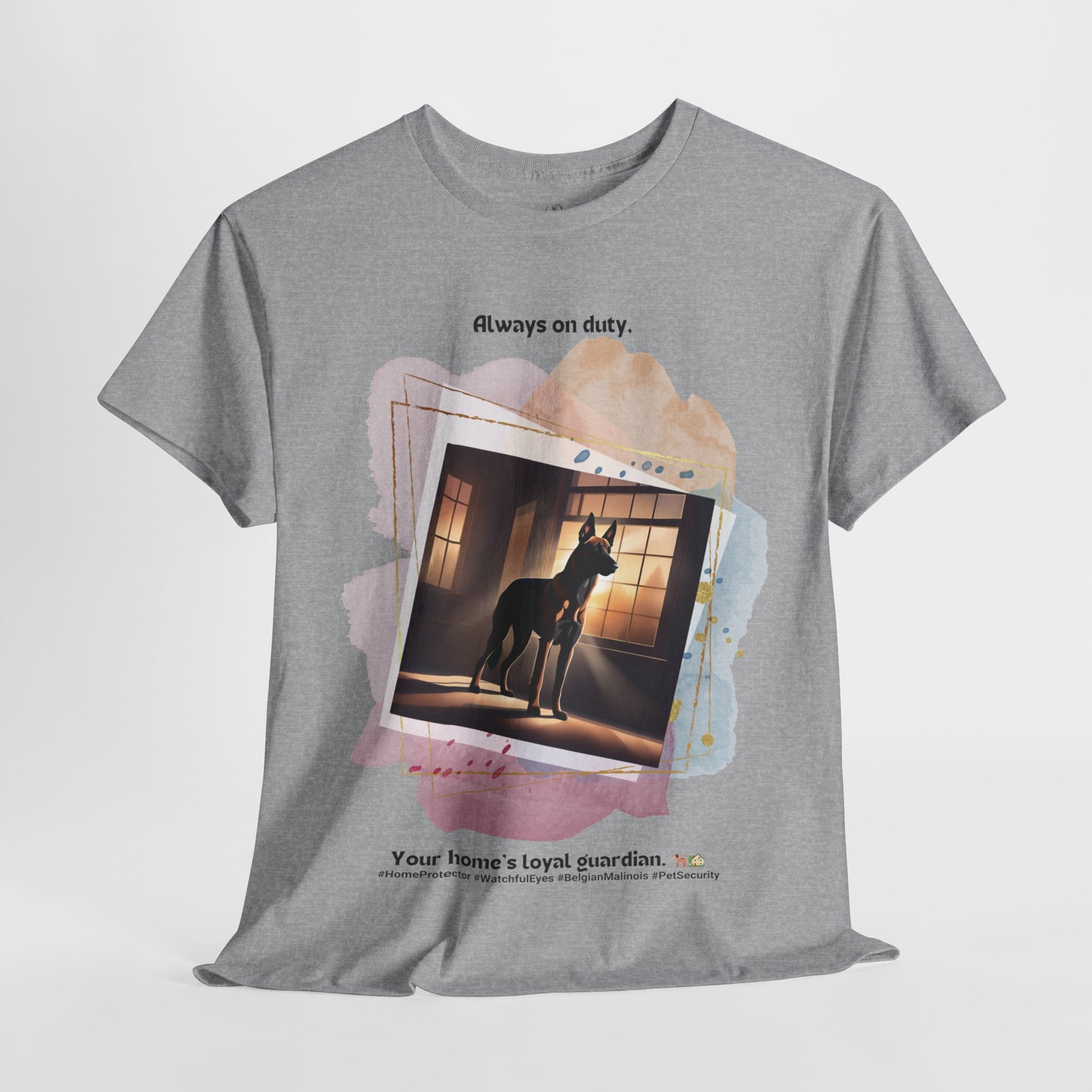 Unisex - Watchful Eyes: Belgian Malinois Security T-Shirt