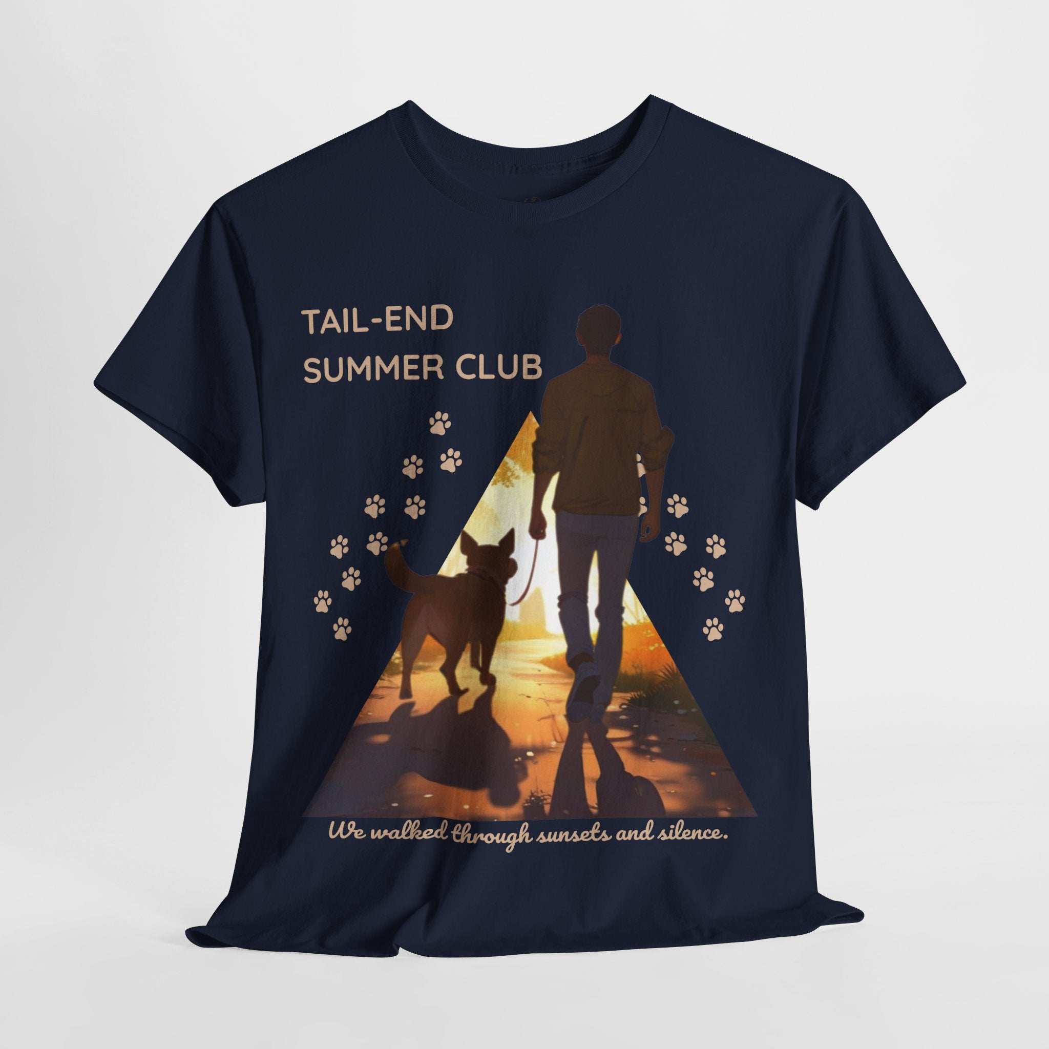Men's “Tail-End Summer Club” Pet Parent T-Shirt – Sentimental Dog Lover Tee