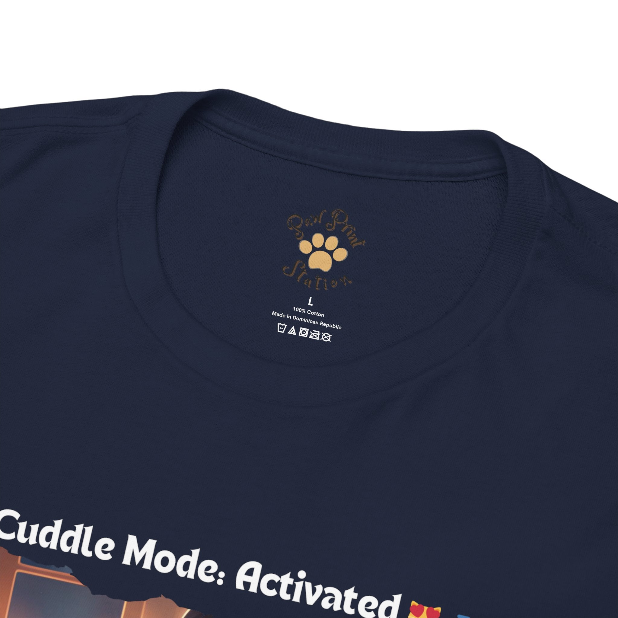 Women’s “Cuddle Mode: Activated” British Shorthair T‑Shirt – Cozy Kitty Mom Gift