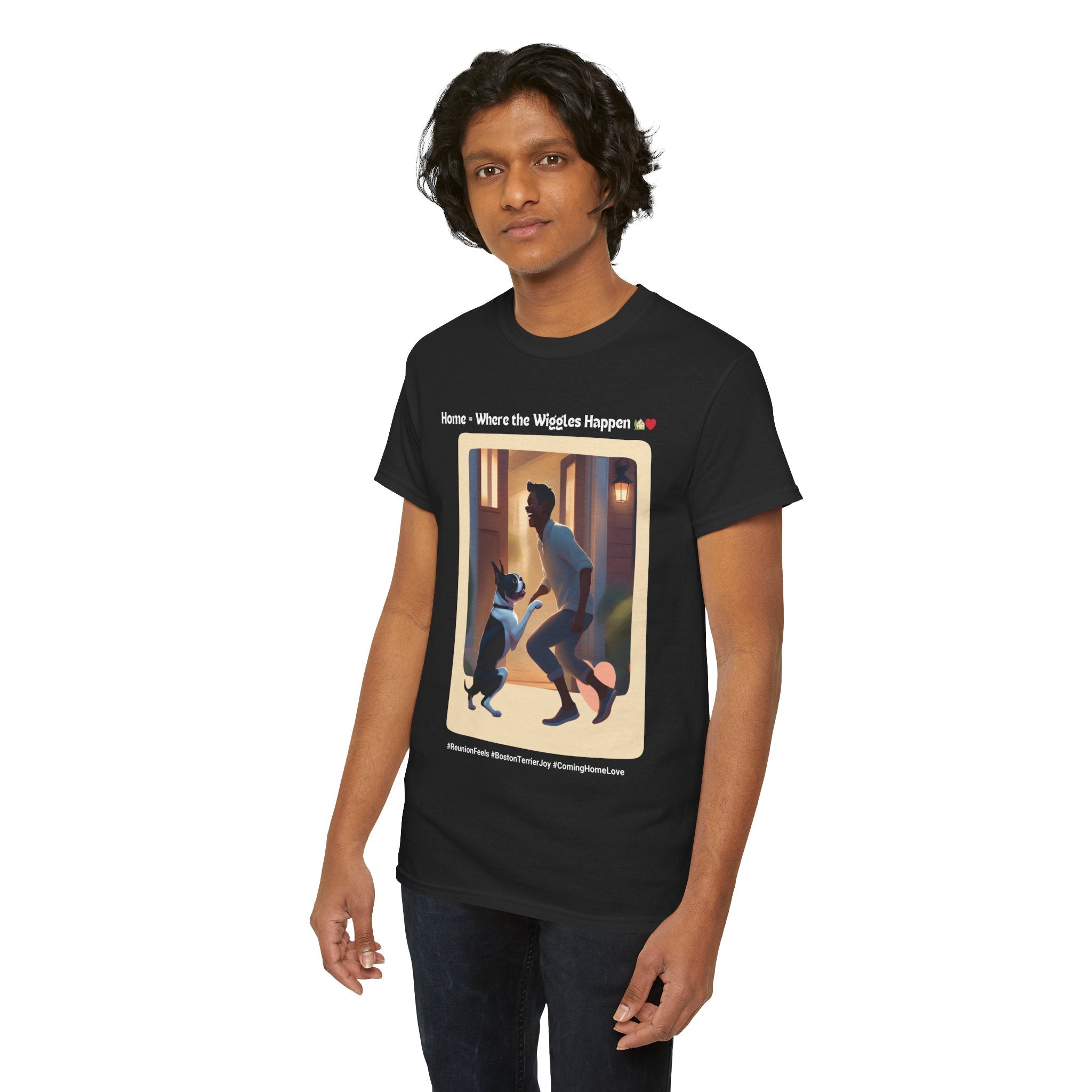 Men's - Boundless Joy: Boston Terrier Reunion T-Shirt