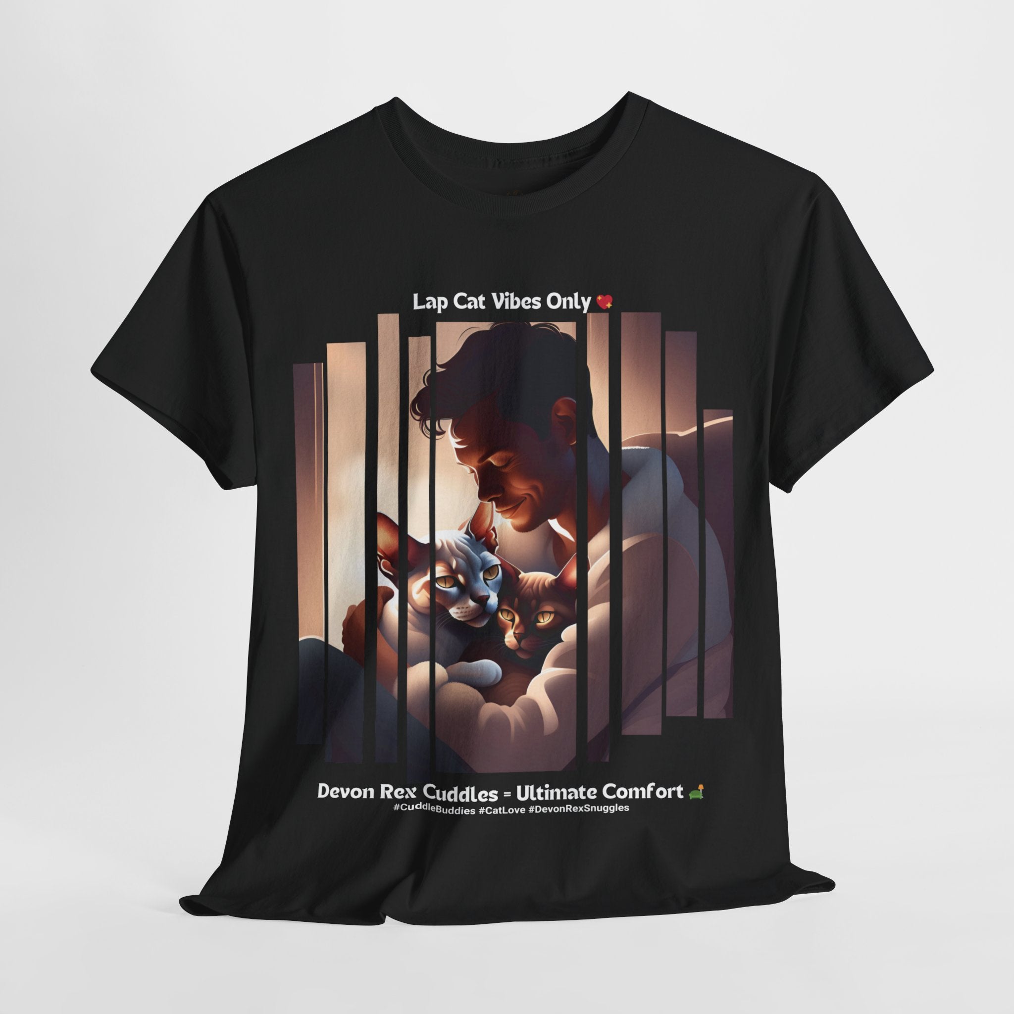 Men's - Devon Rex: The Ultimate Lap Cat T-Shirt