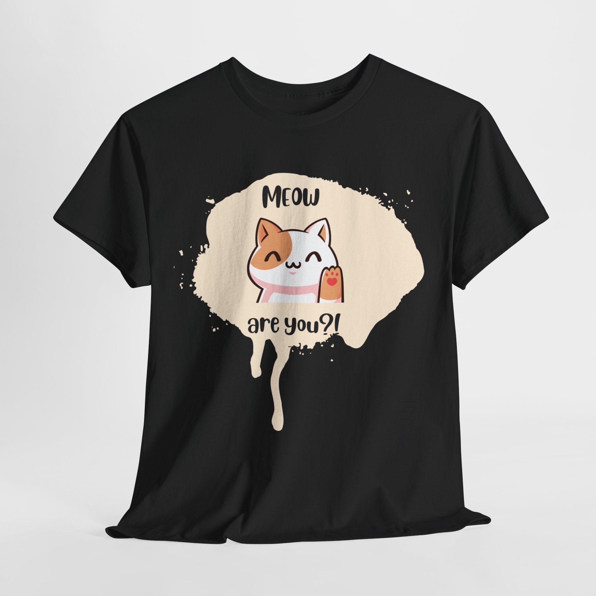 Unisex “Meow Are You?” T-Shirt – Playful Greeting, Cat Lover Gift