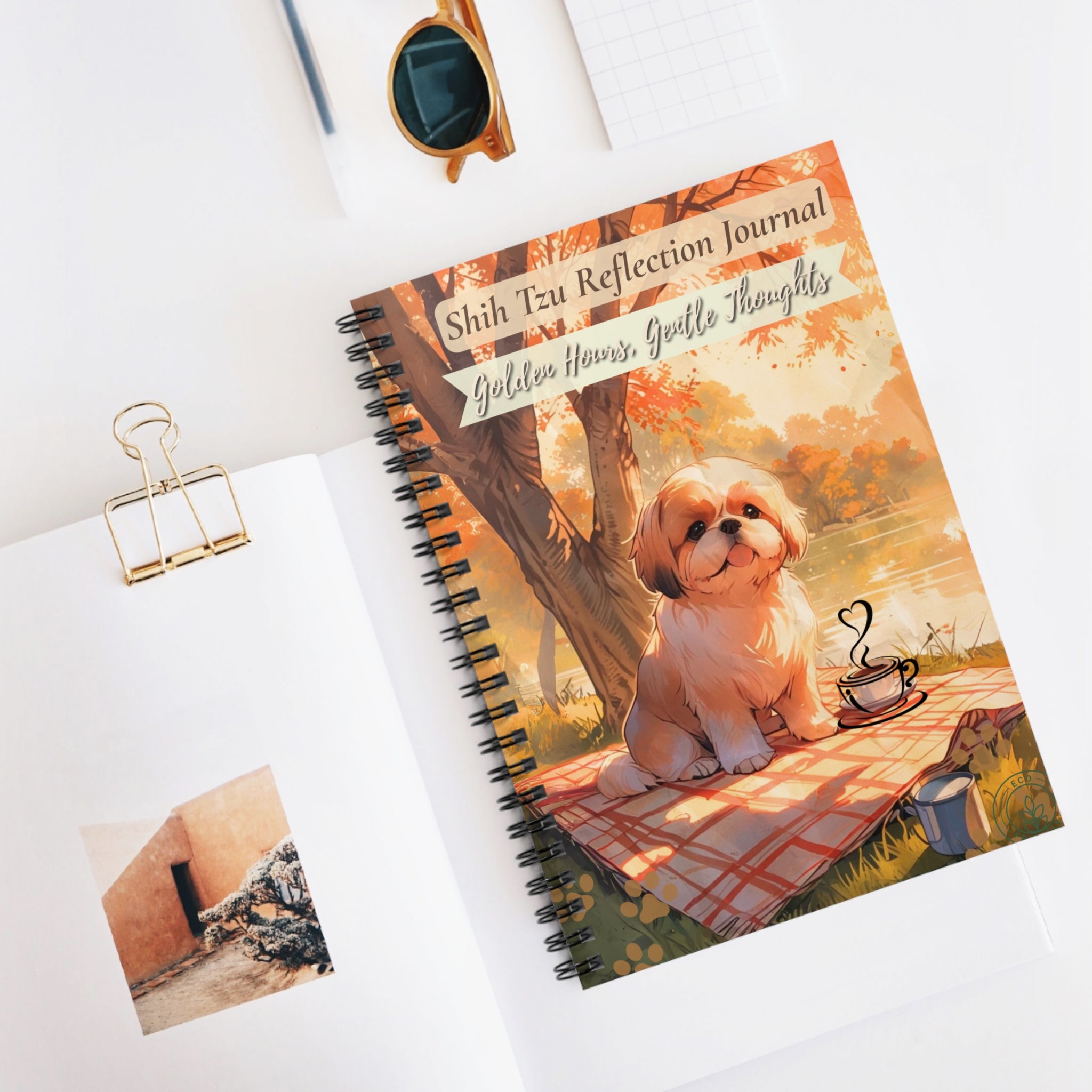 Shih Tzu Reflection Journal β Gentle Moments, Heartfelt Memories, Dog Lovers Diary, Gift for Pet Owners, Cute Stationery, Mindfulness Journal