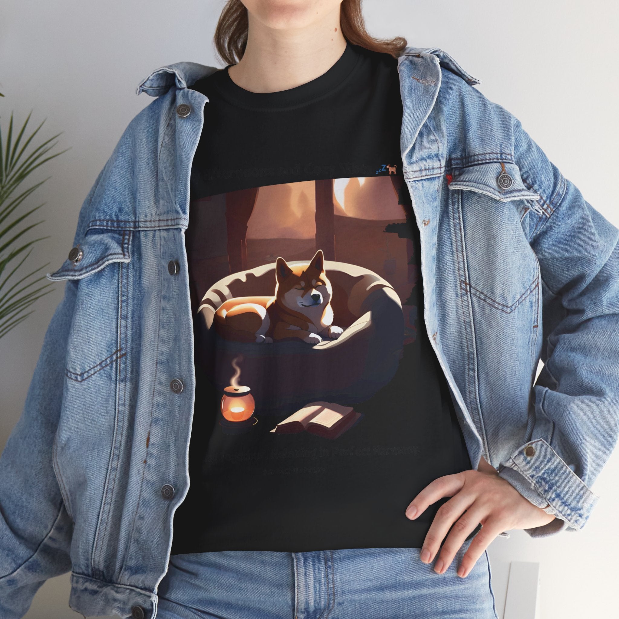 Unisex - Lazy Afternoons and Cozy Vibes: Shiba Inu Chill T-Shirt