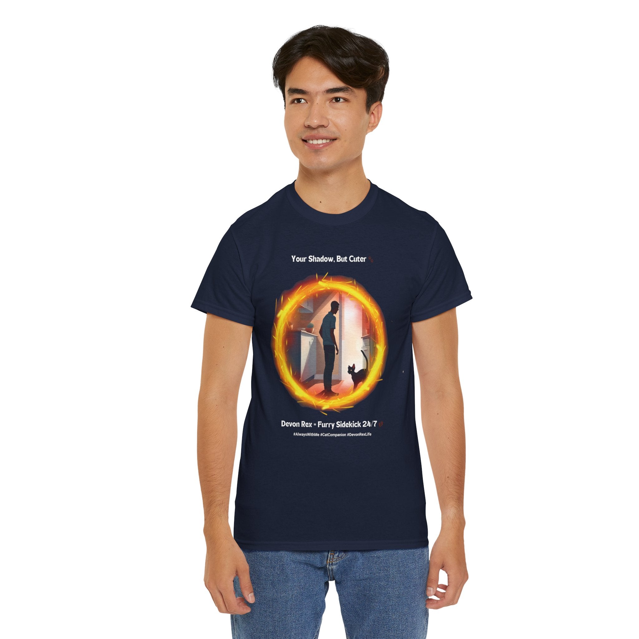 Men's - Devon Rex: Your Shadow, But Cuter T-Shirt