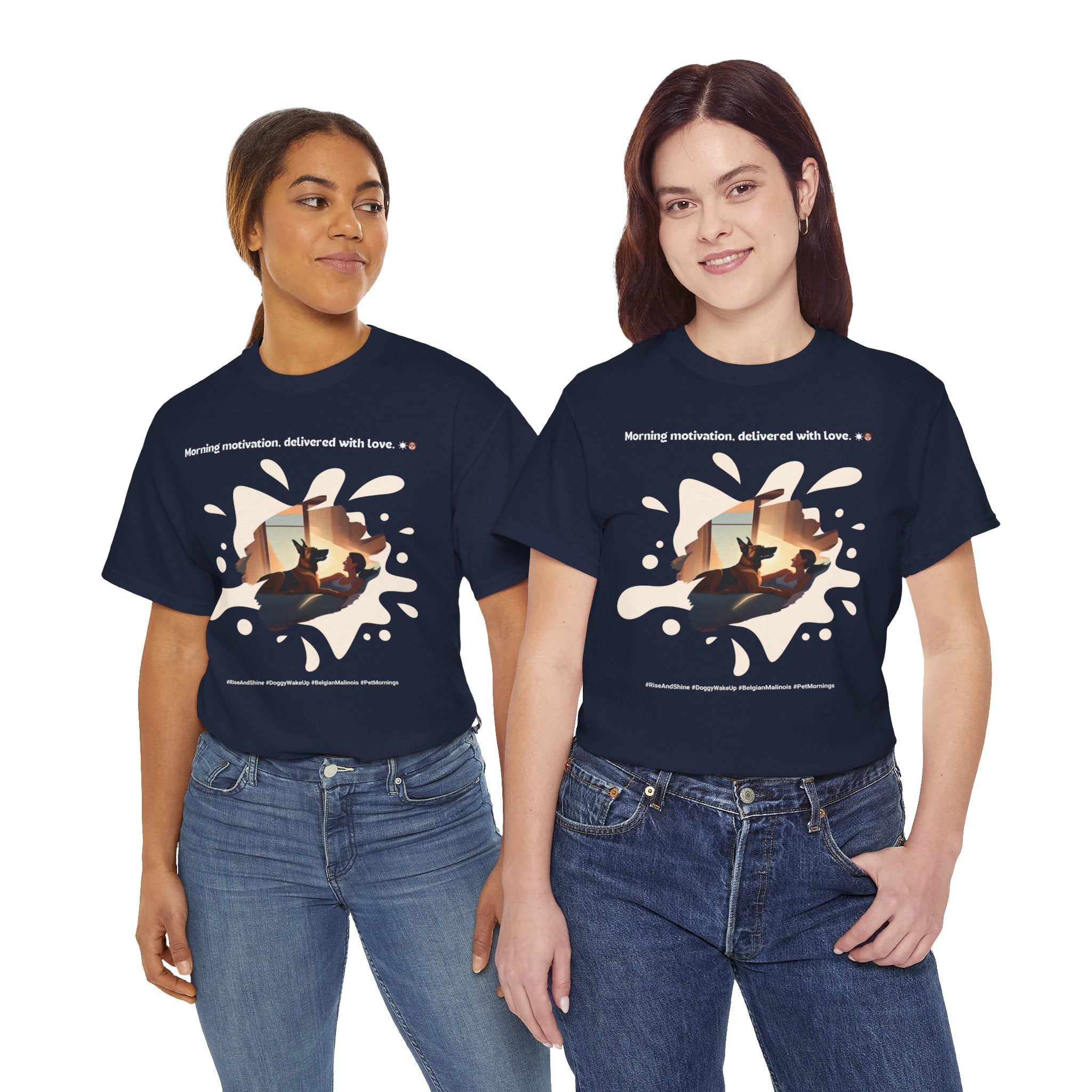 Women's - Morning Motivation: Belgian Malinois T-Shirt