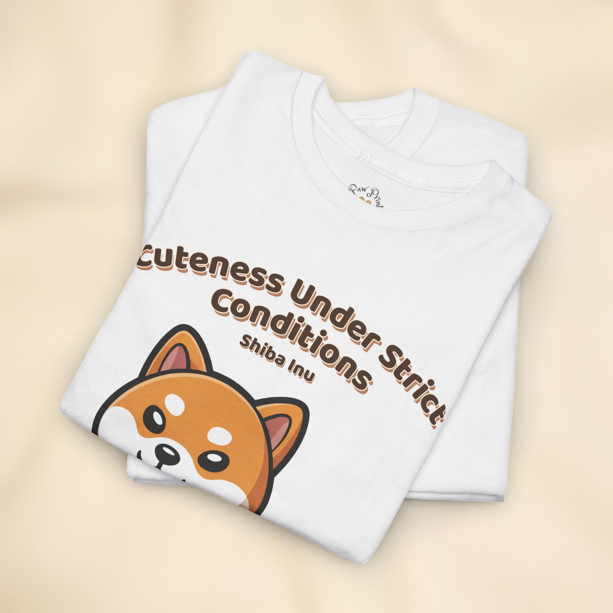 Unisex T-Shirt – Cuteness Under Strict Conditions: Shiba Inu Everyday Moments Edition