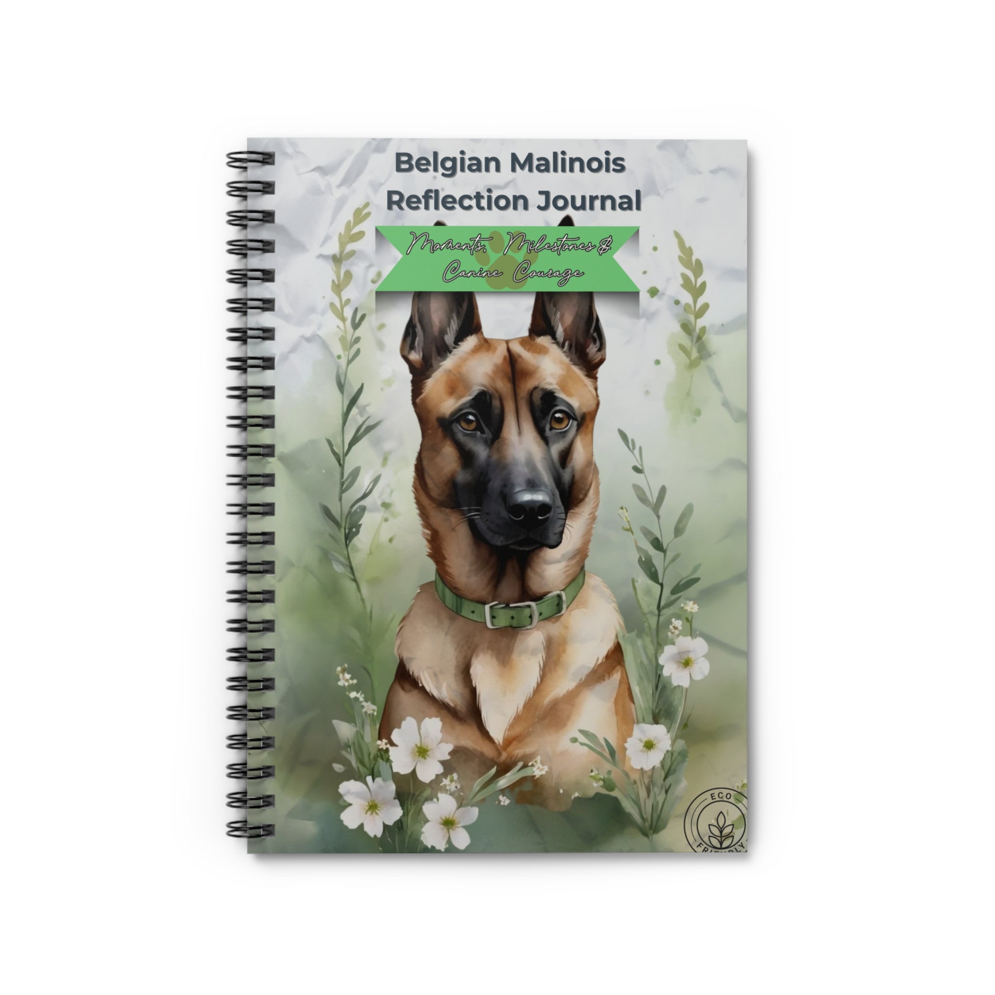 Belgian Malinois Reflection Journal - Perfect for Dog Lovers, Pet Owners, Gifts, Note-taking, Sketching, Journaling