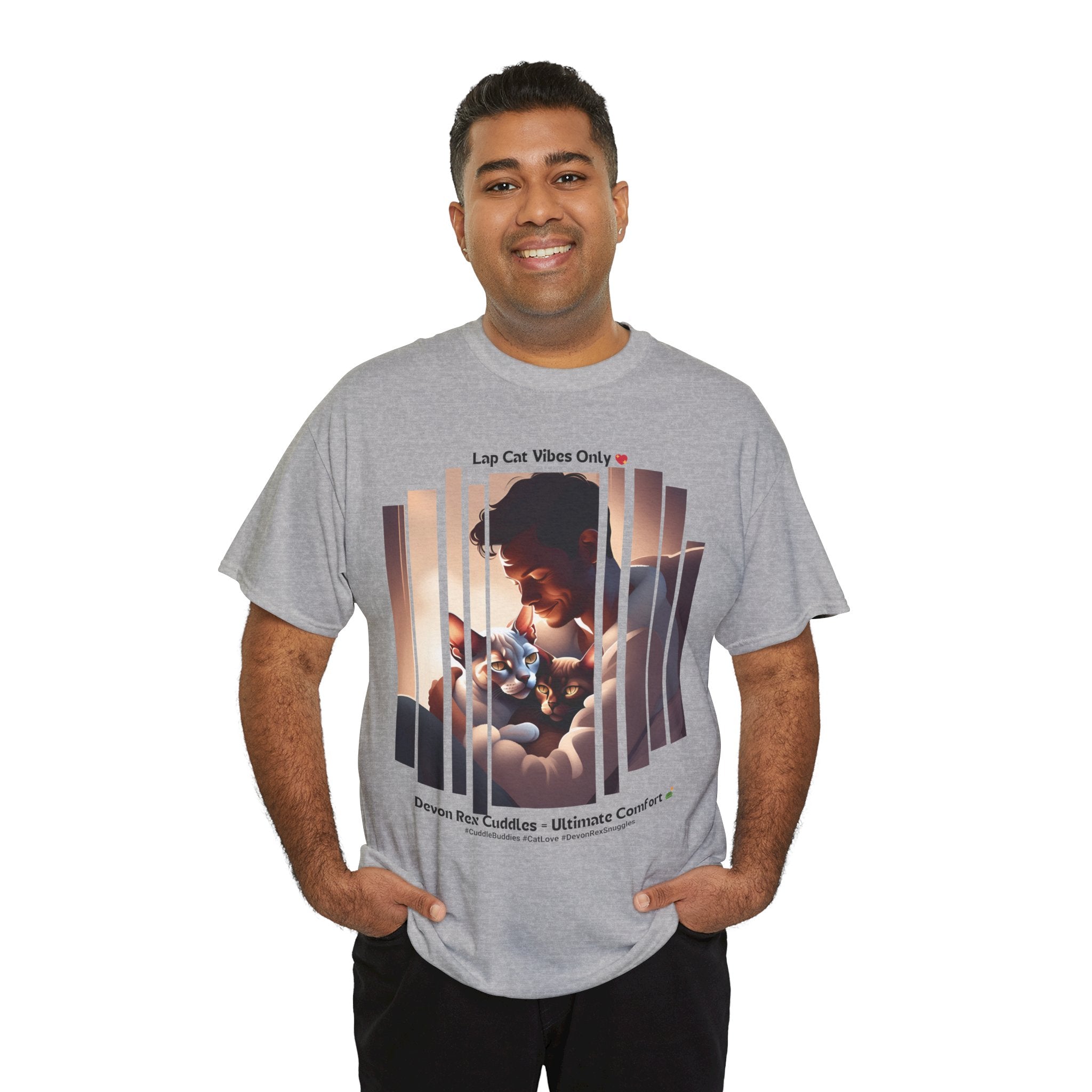 Men's - Devon Rex: The Ultimate Lap Cat T-Shirt