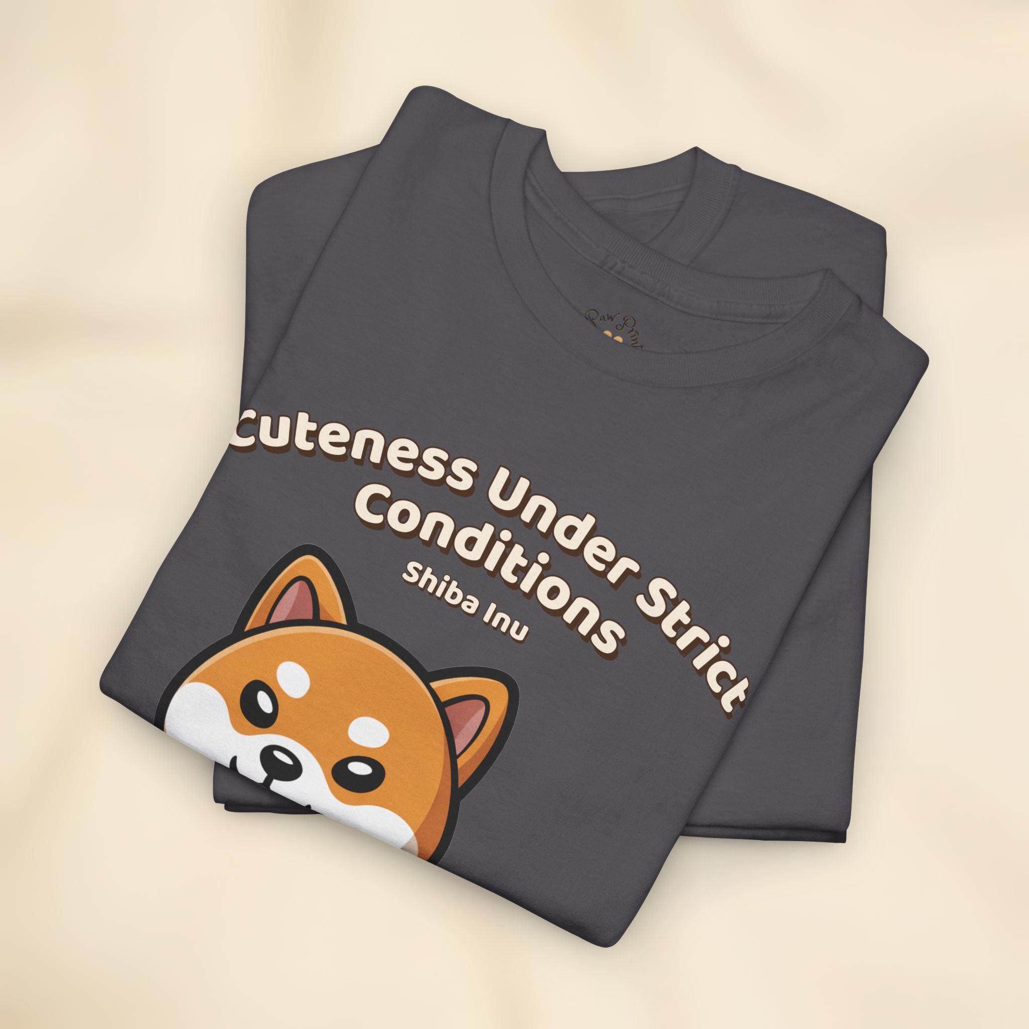 Unisex T-Shirt – Cuteness Under Strict Conditions: Shiba Inu Everyday Moments Edition