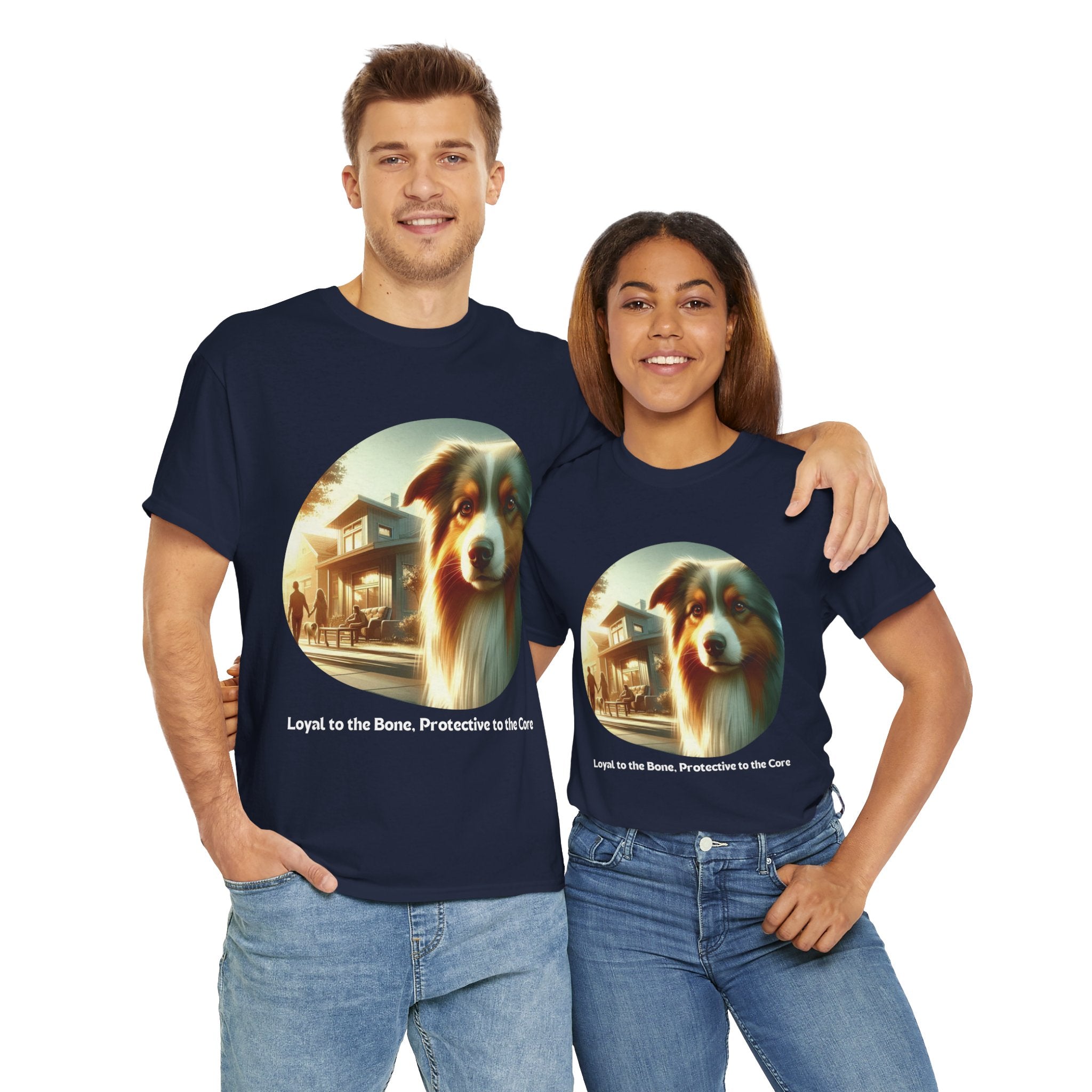 Unisex - Loyal Protector: Australian Shepherd T-Shirt