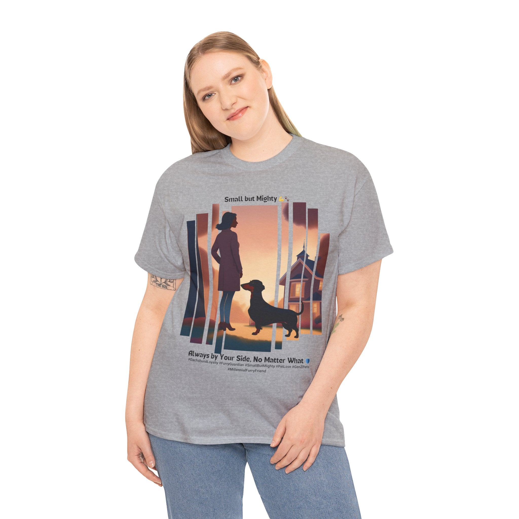 Women's - Small but Mighty: Dachshund Loyalty T-Shirt