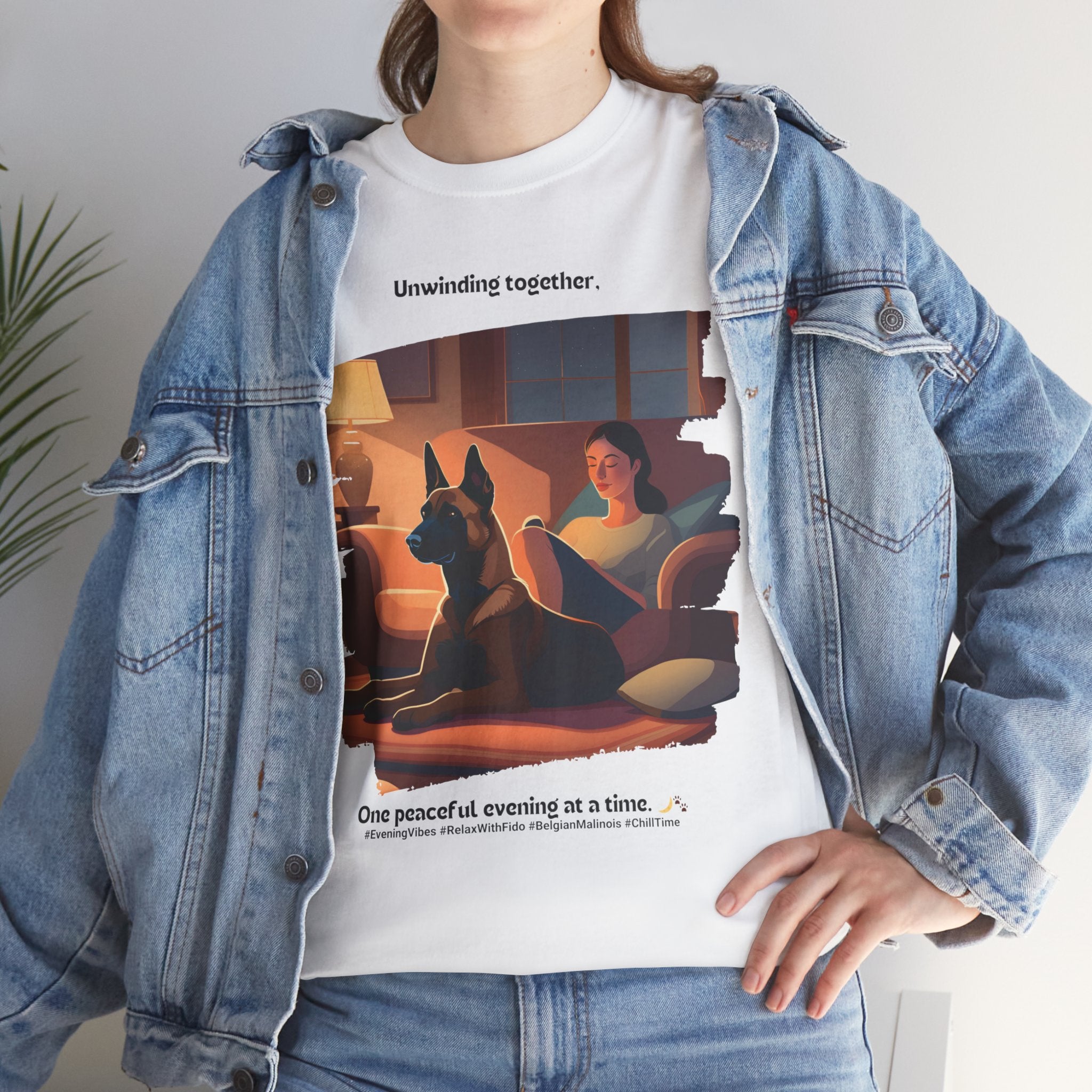 Women's - Unwinding Together: Belgian Malinois T-Shirt