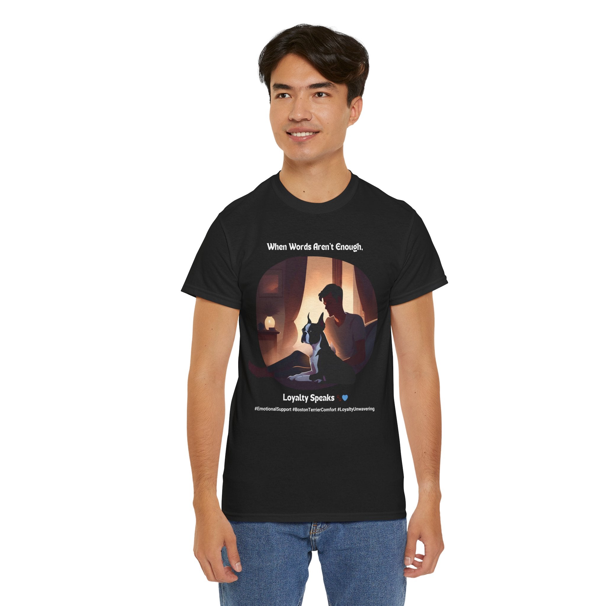 Men's - Loyalty Speaks: Boston Terrier Love T-Shirt