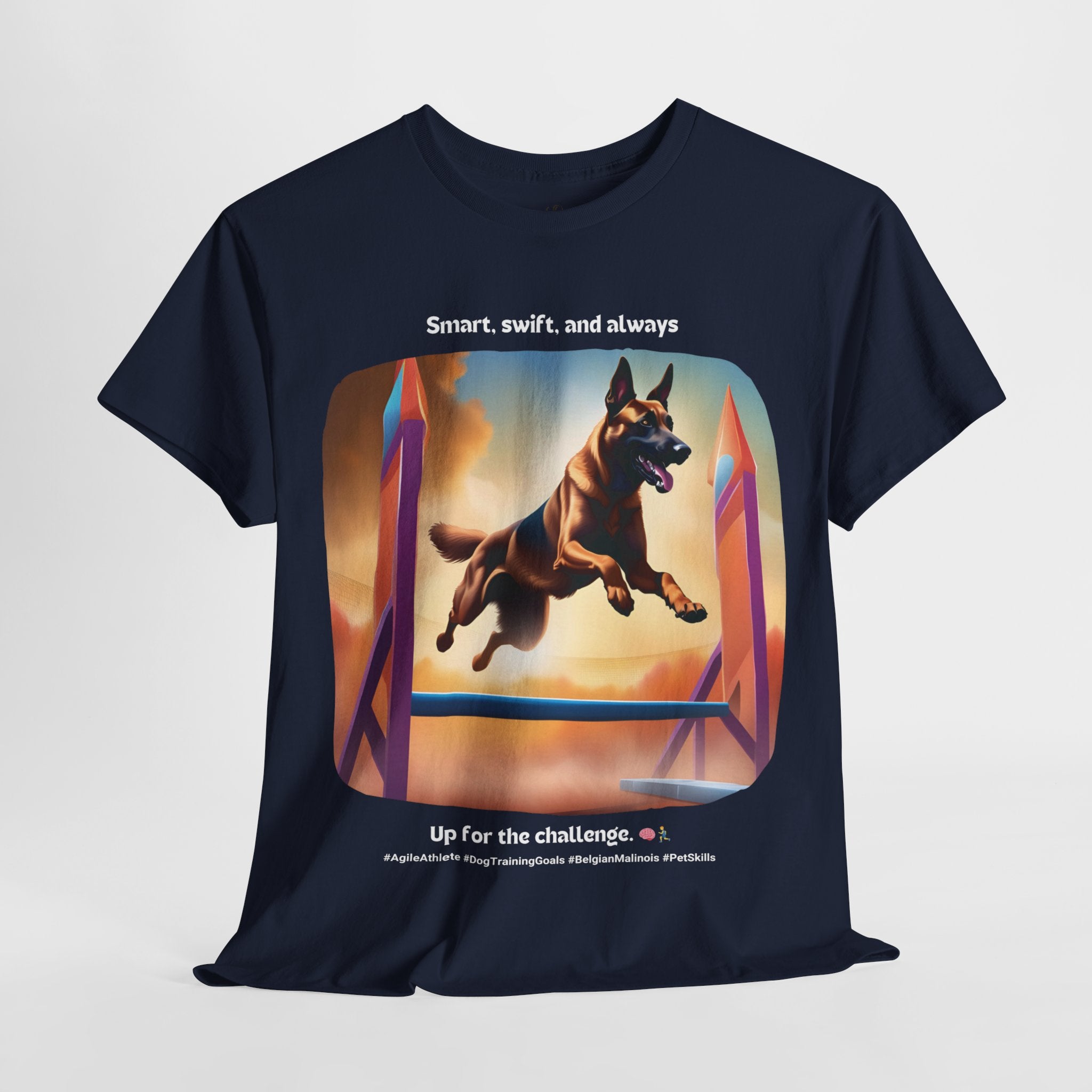 Unisex - Agile Athlete: Belgian Malinois T-Shirt