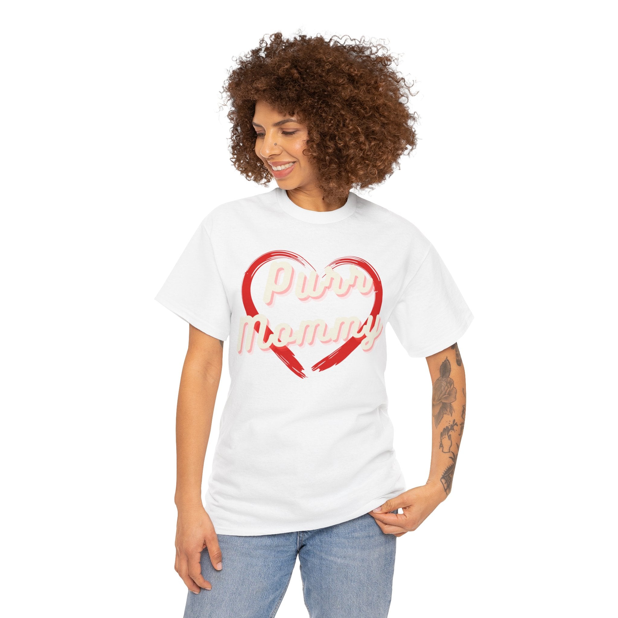 Women’s “Purr Mommy Pride” T-Shirt – Cat Mom Love, Feline Lover Gift