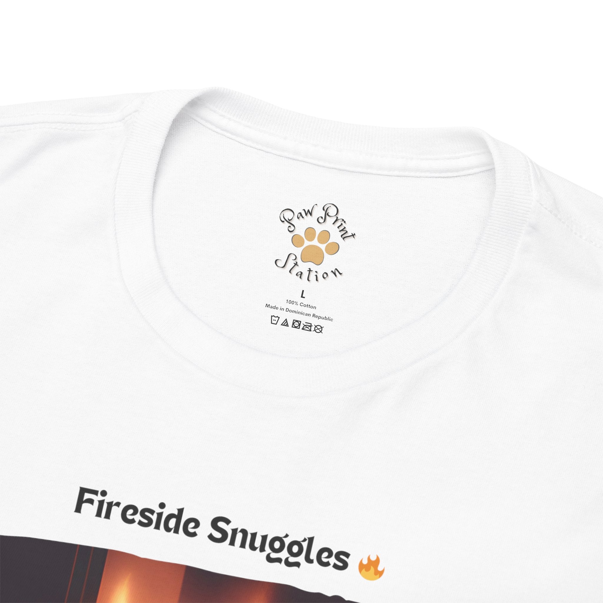 Women's - Fireside Snuggles with Devon Rex T-Shirt