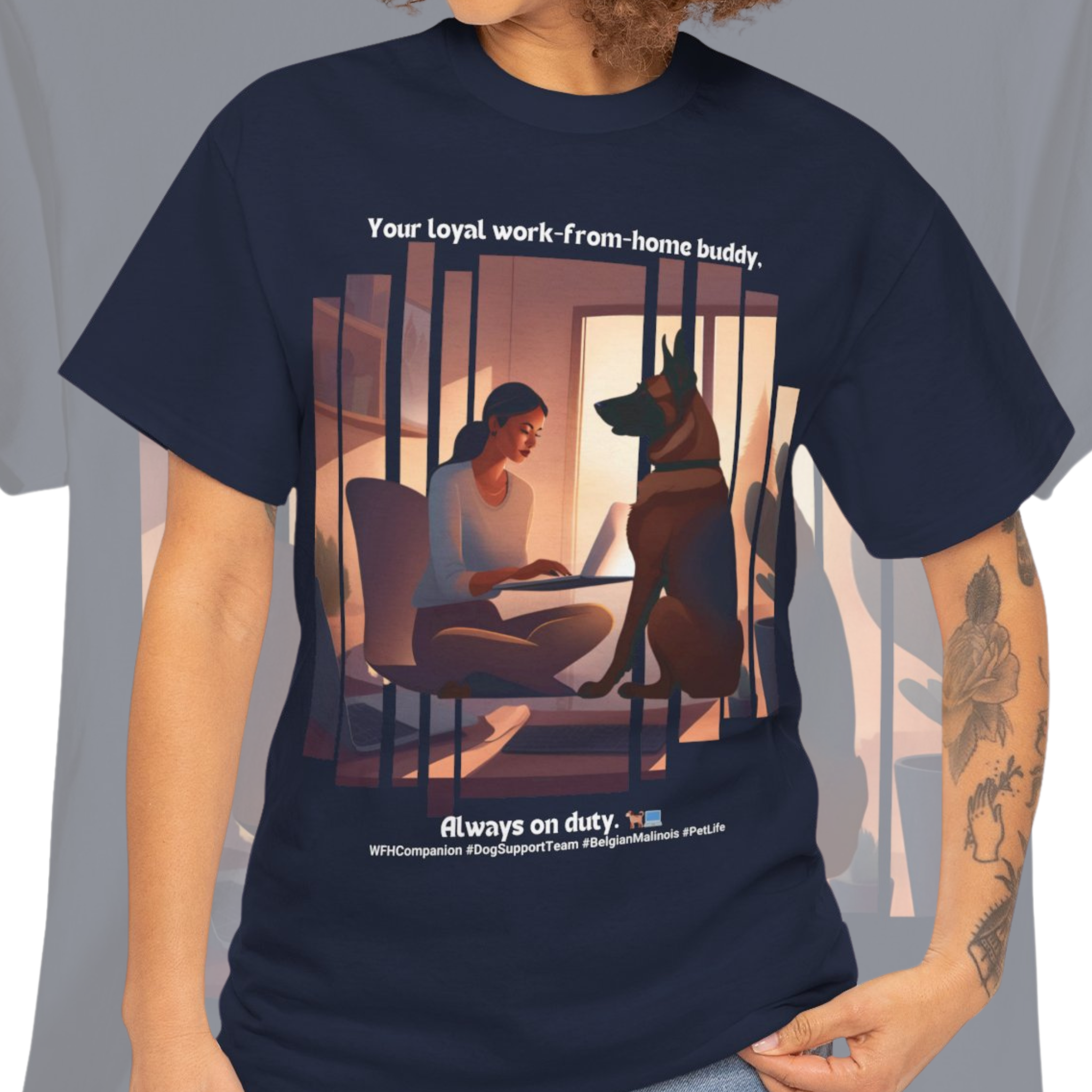 Women's - WFH Guardian: Belgian Malinois T-Shirt
