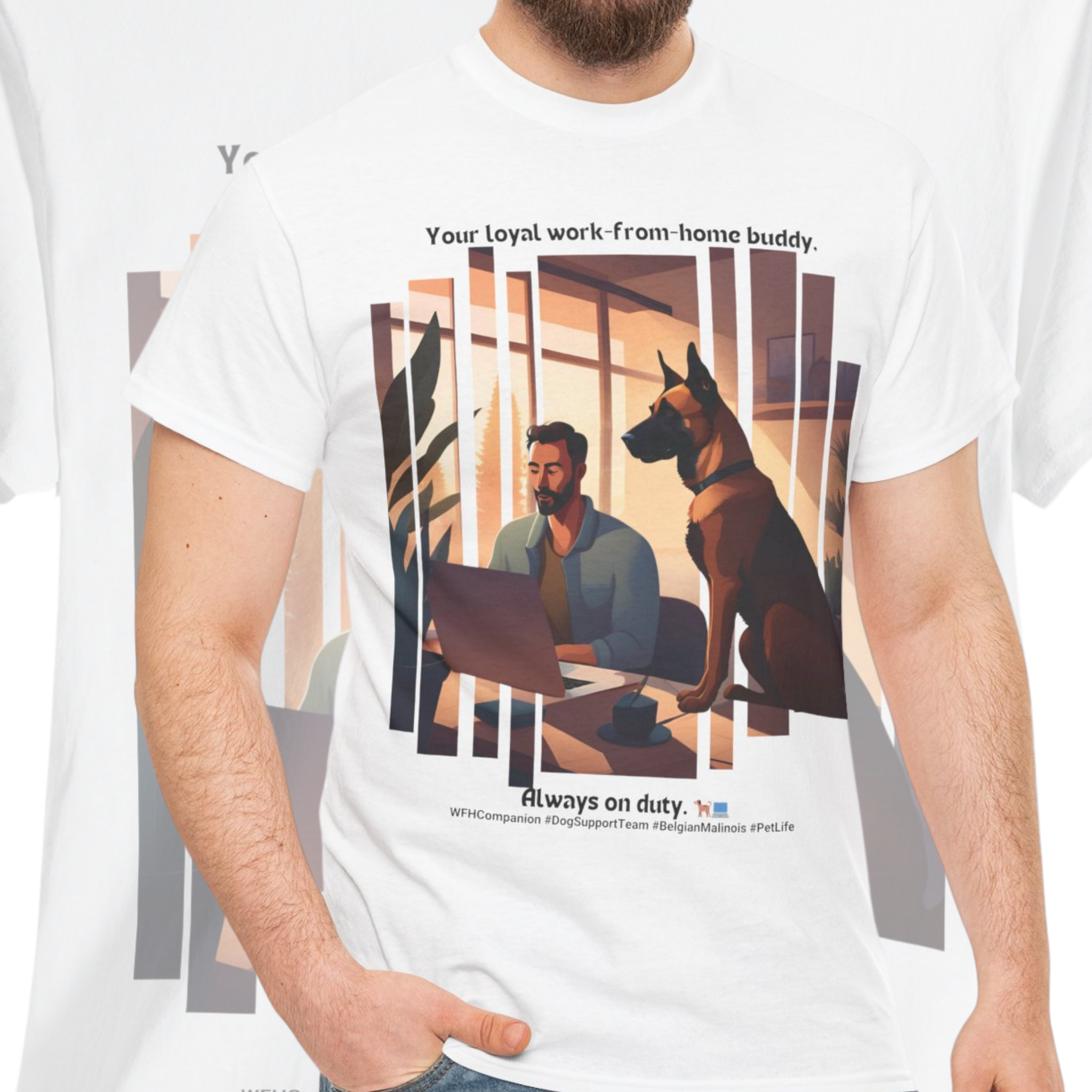 Men's - WFH Guardian: Belgian Malinois T-Shirt